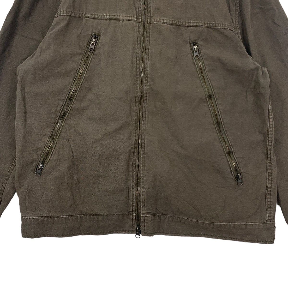 Designer × Vintage Vintage Ventina Design Zipper Cotton Jacket Size US XL / EU 56 / 4 - 3 Thumbnail