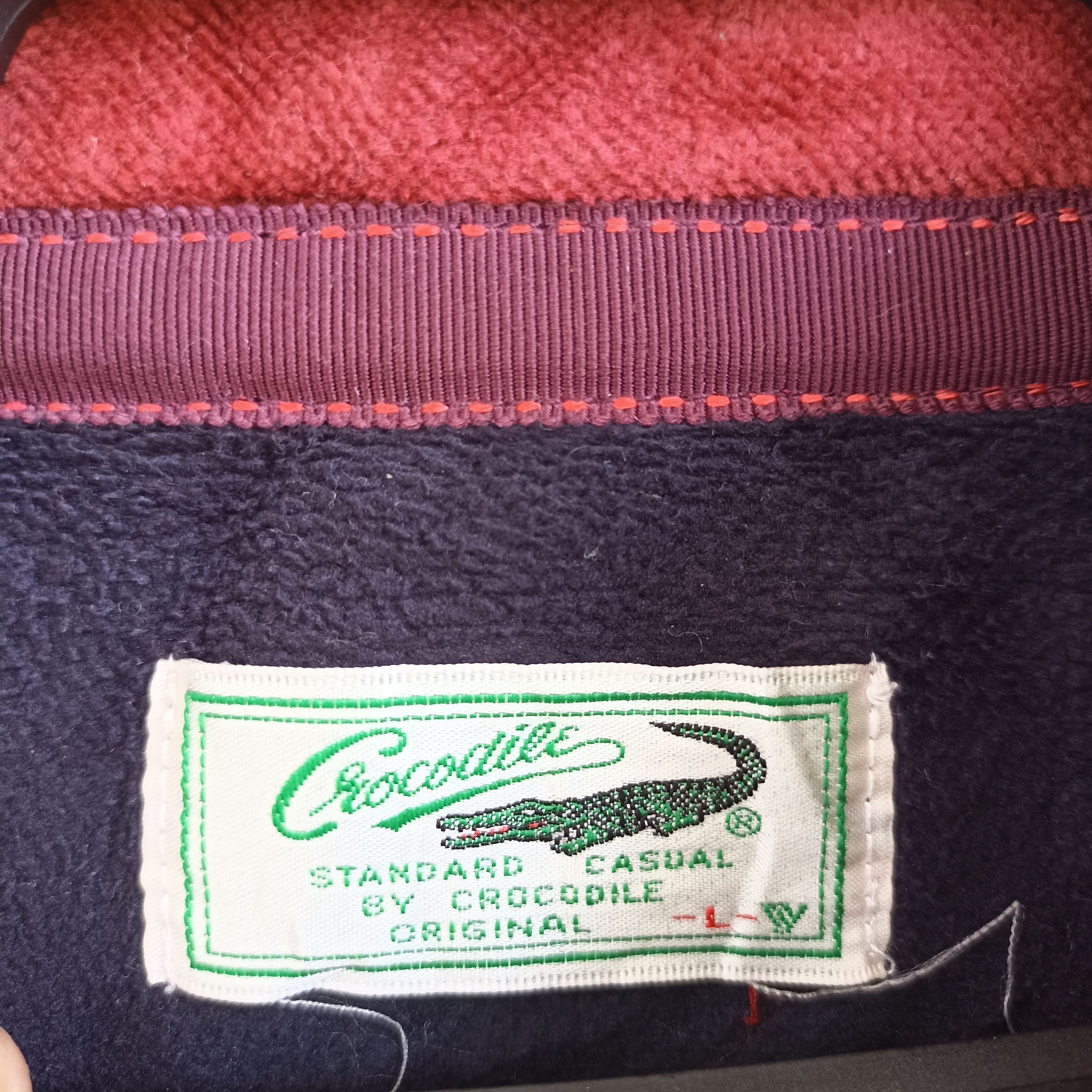 Lacoste Crocodile Embroidery Logo Marron Fleece Vest Size US L / EU 52-54 / 3 - 8 Thumbnail
