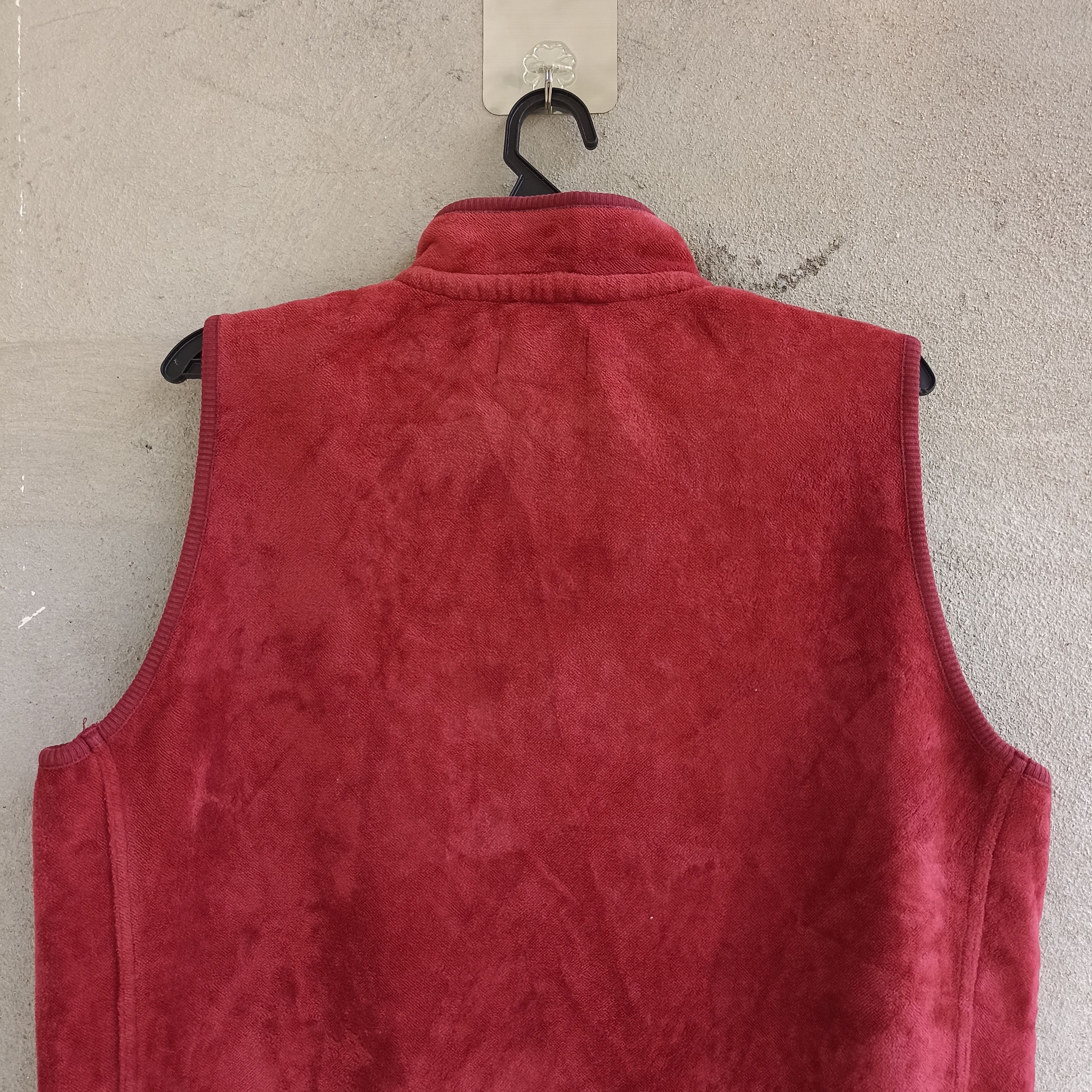 Lacoste Crocodile Embroidery Logo Marron Fleece Vest Size US L / EU 52-54 / 3 - 11 Thumbnail