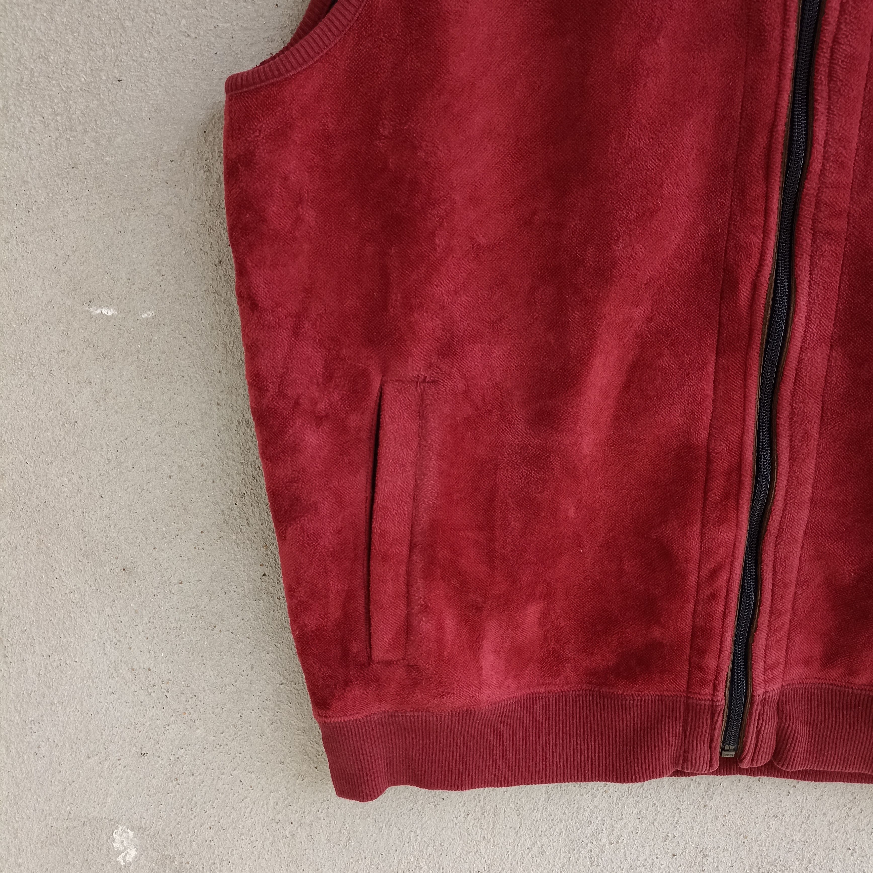 Lacoste Crocodile Embroidery Logo Marron Fleece Vest Size US L / EU 52-54 / 3 - 6 Thumbnail