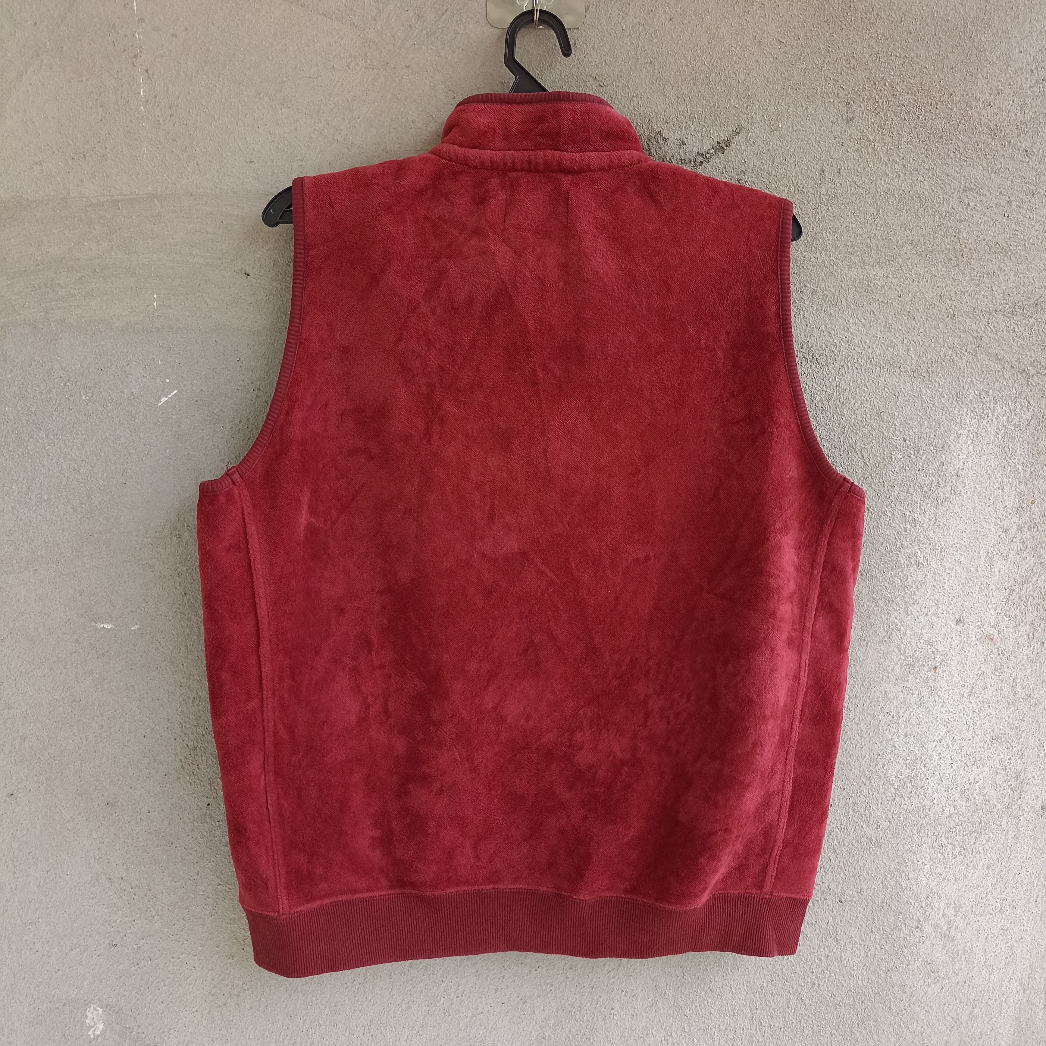 Lacoste Crocodile Embroidery Logo Marron Fleece Vest Size US L / EU 52-54 / 3 - 10 Thumbnail