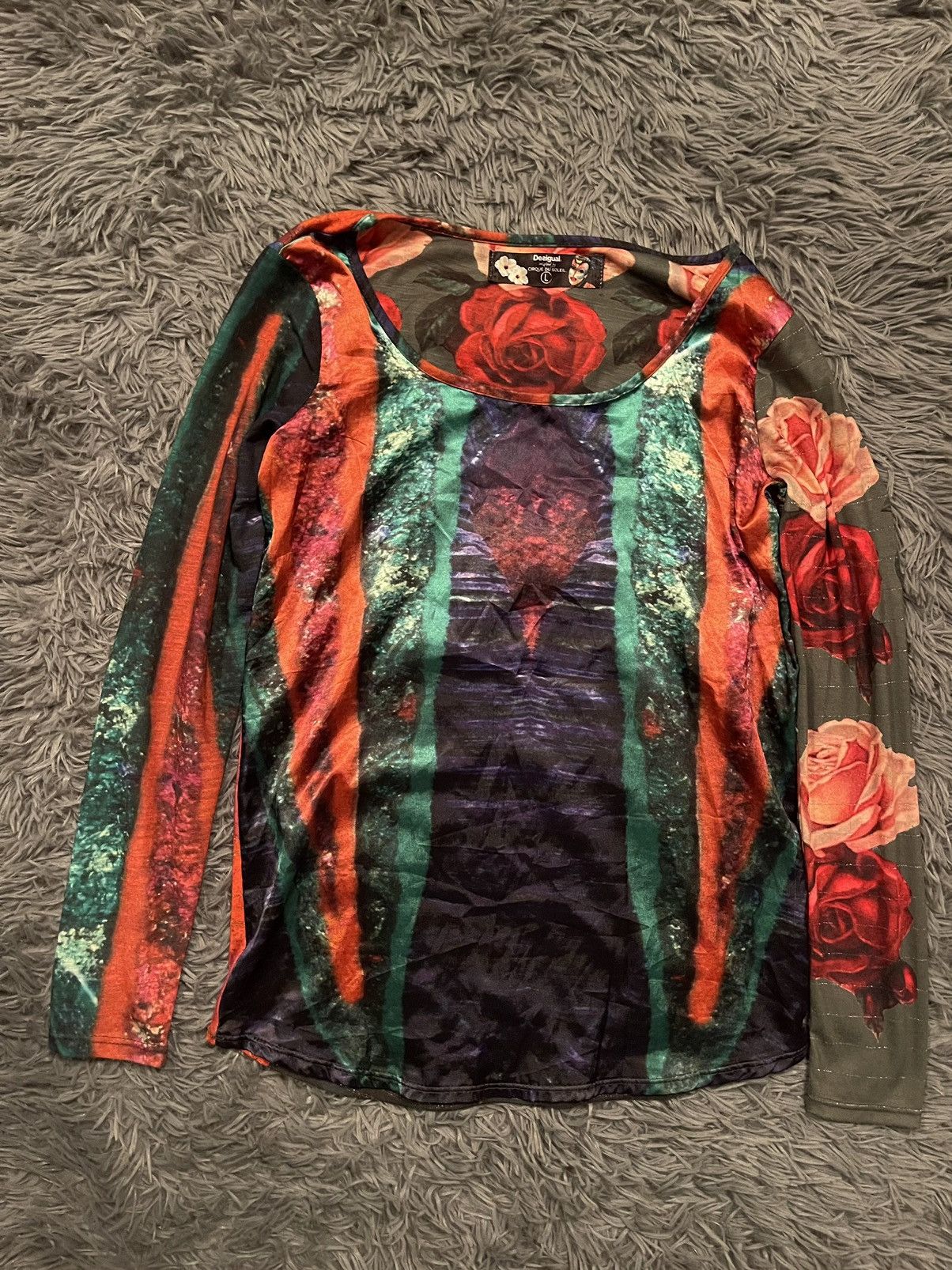 Desigual × Vintage Desigual x Cirque du Soleil Y2K vintage JPG style longsleeve Size L / US 10 / IT 46 - 4 Thumbnail