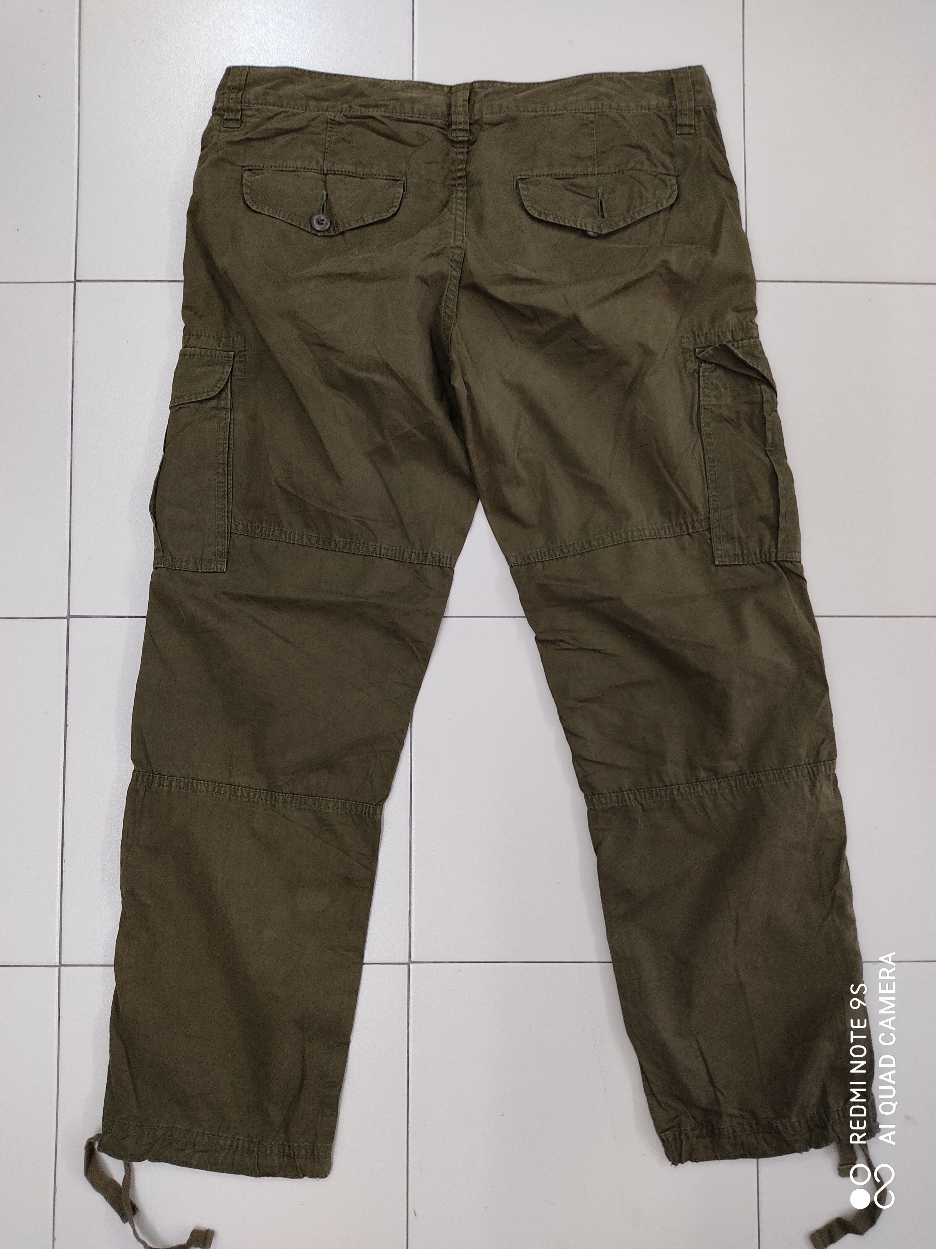Japanese Brand Green Military Multipocket Utility Cargo Pant Size US 34 / EU 50 - 7 Thumbnail