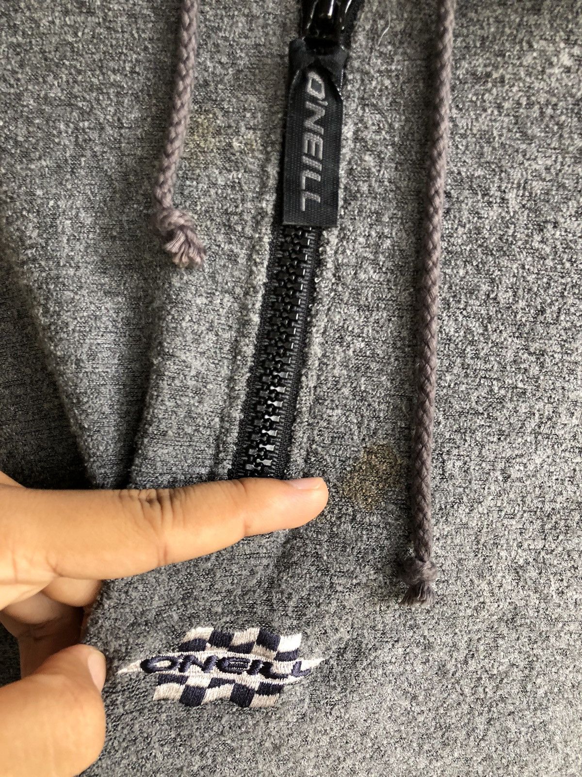Japanese Brand × O'Neill × Vintage Vintage ONEILL embroidery small logo half zipper hoodie Size US M / EU 48-50 / 2 - 4 Thumbnail