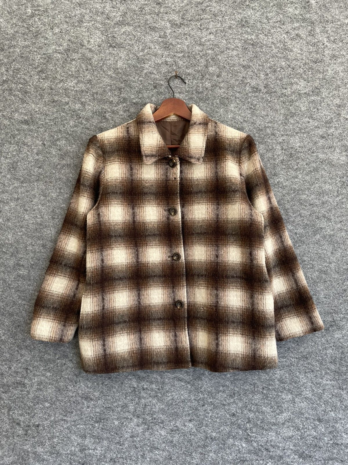 Japanese Brand × Vintage VINTAGE JAPANESE FLANNEL JACKET Size US M / EU 48-50 / 2 - 1 Thumbnail