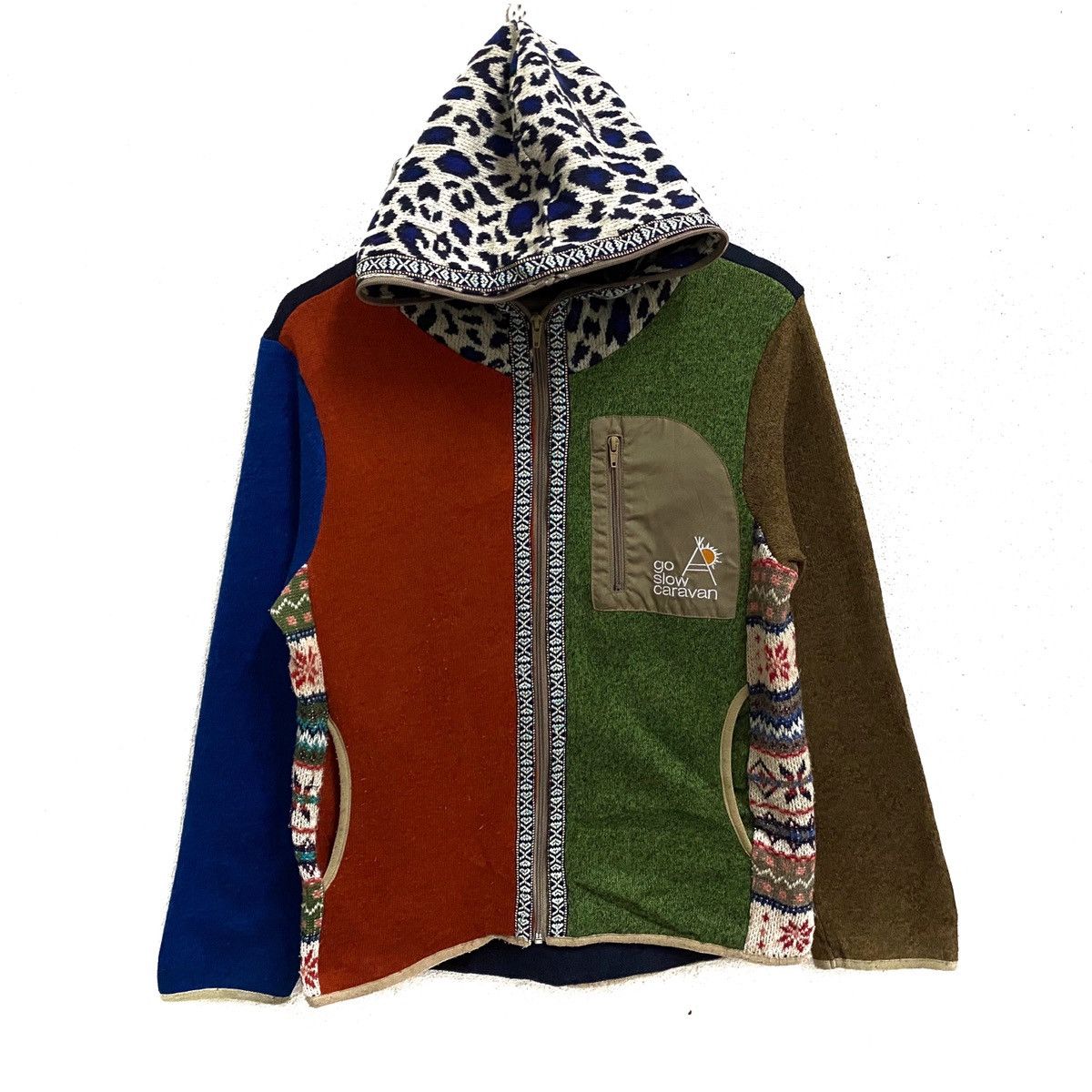 go slow caravan GO SLOW CARAVAN FLEECE ZIPPER HOODIE SHARK Size US S / EU 44-46 / 1 - 1 Thumbnail