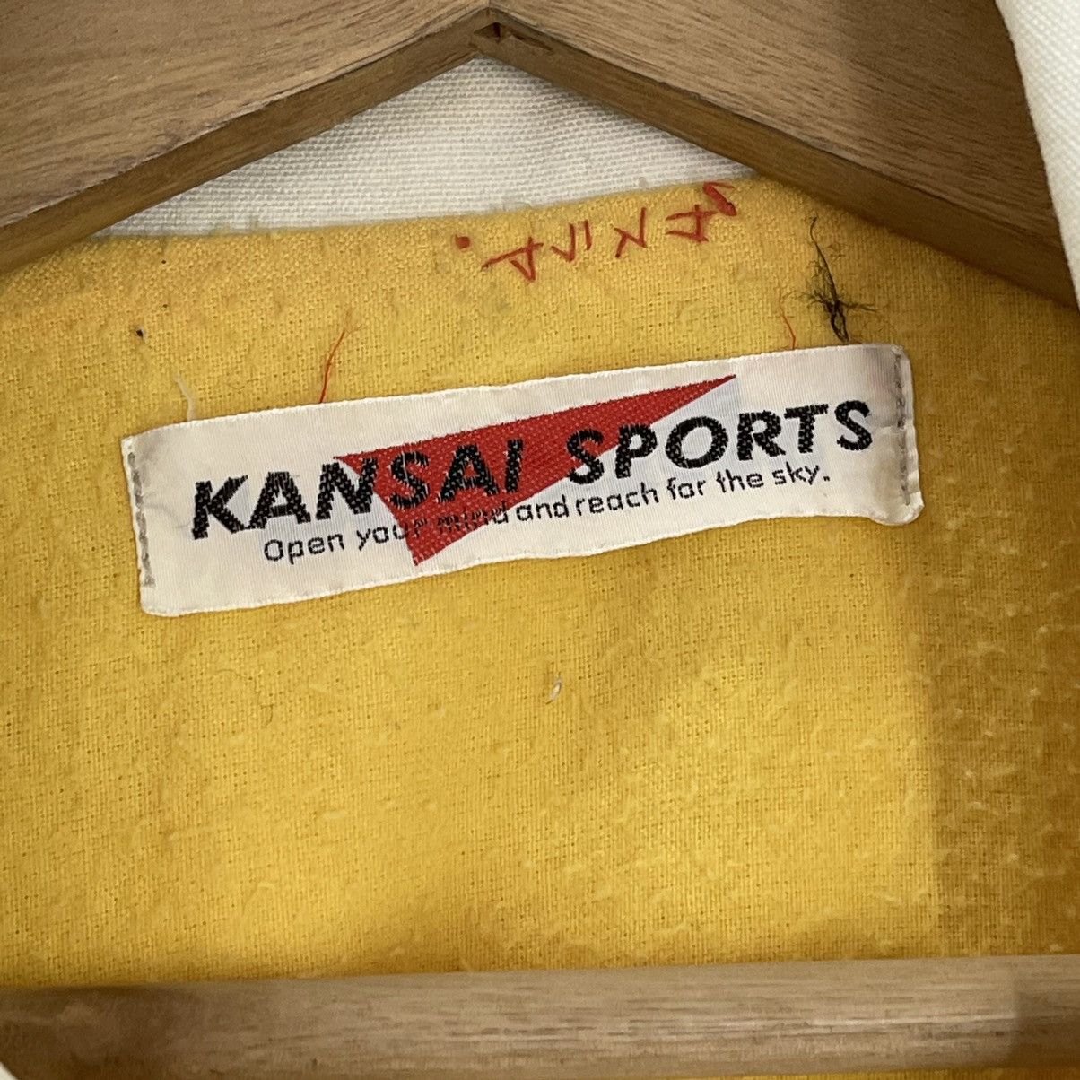 Japanese Brand × Kansai Yamamoto 90s Kansai Sports Big Logo Embroidered Zipper Jacket Size L Size US L / EU 52-54 / 3 - 15 Thumbnail