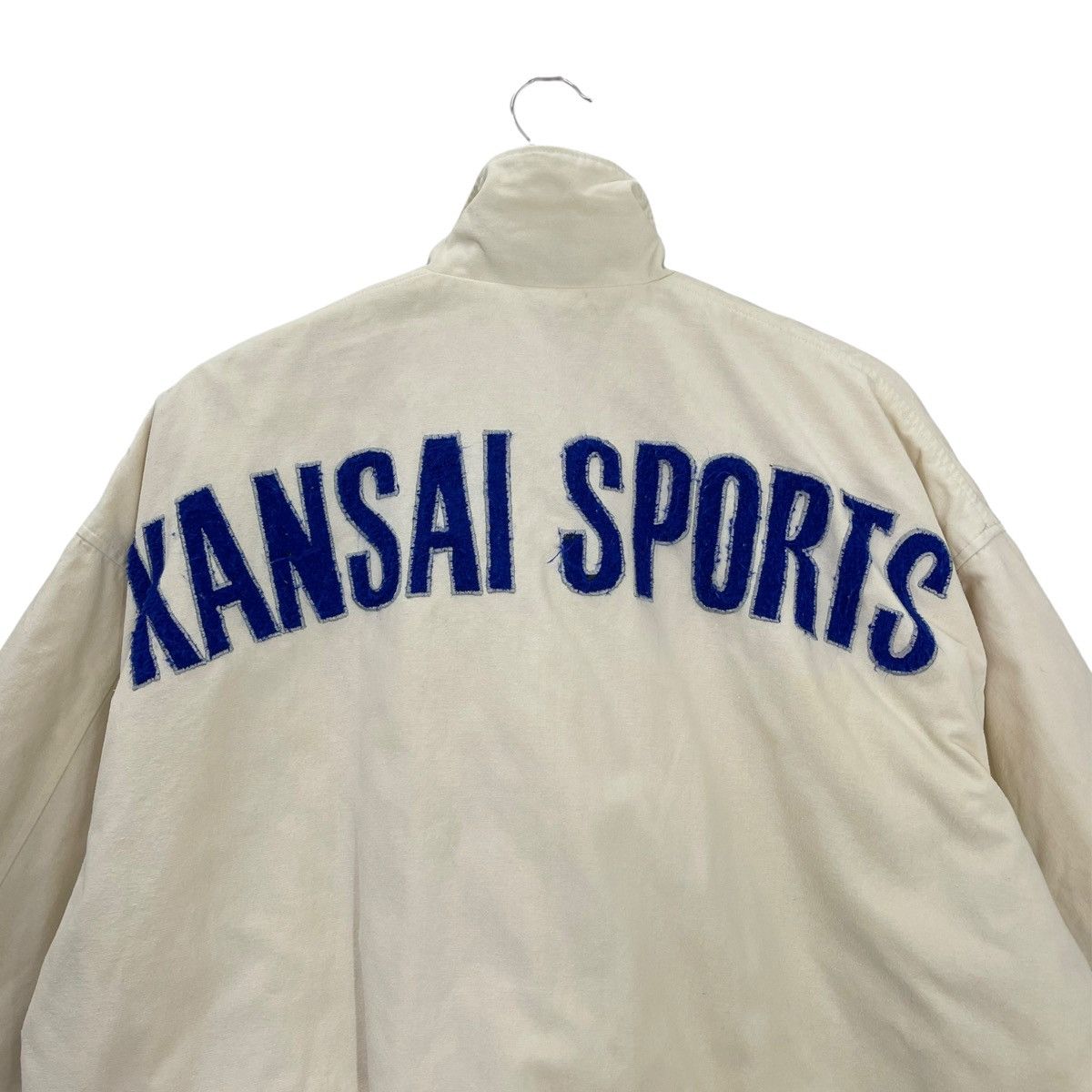 Japanese Brand × Kansai Yamamoto 90s Kansai Sports Big Logo Embroidered Zipper Jacket Size L Size US L / EU 52-54 / 3 - 4 Thumbnail