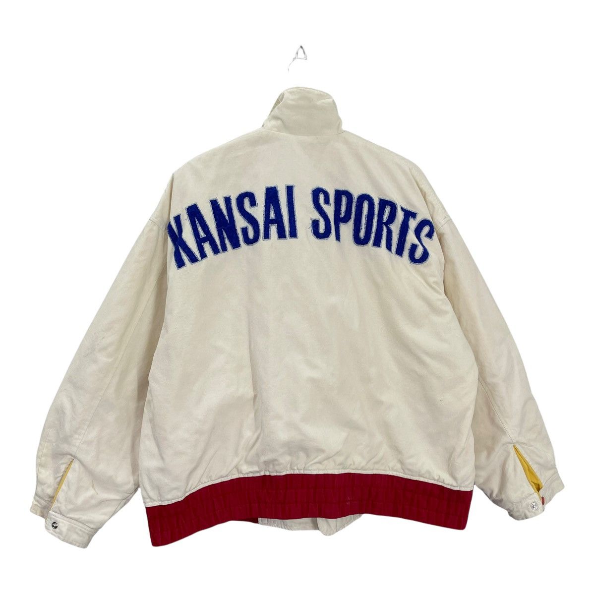 Japanese Brand × Kansai Yamamoto 90s Kansai Sports Big Logo Embroidered Zipper Jacket Size L Size US L / EU 52-54 / 3 - 2 Thumbnail