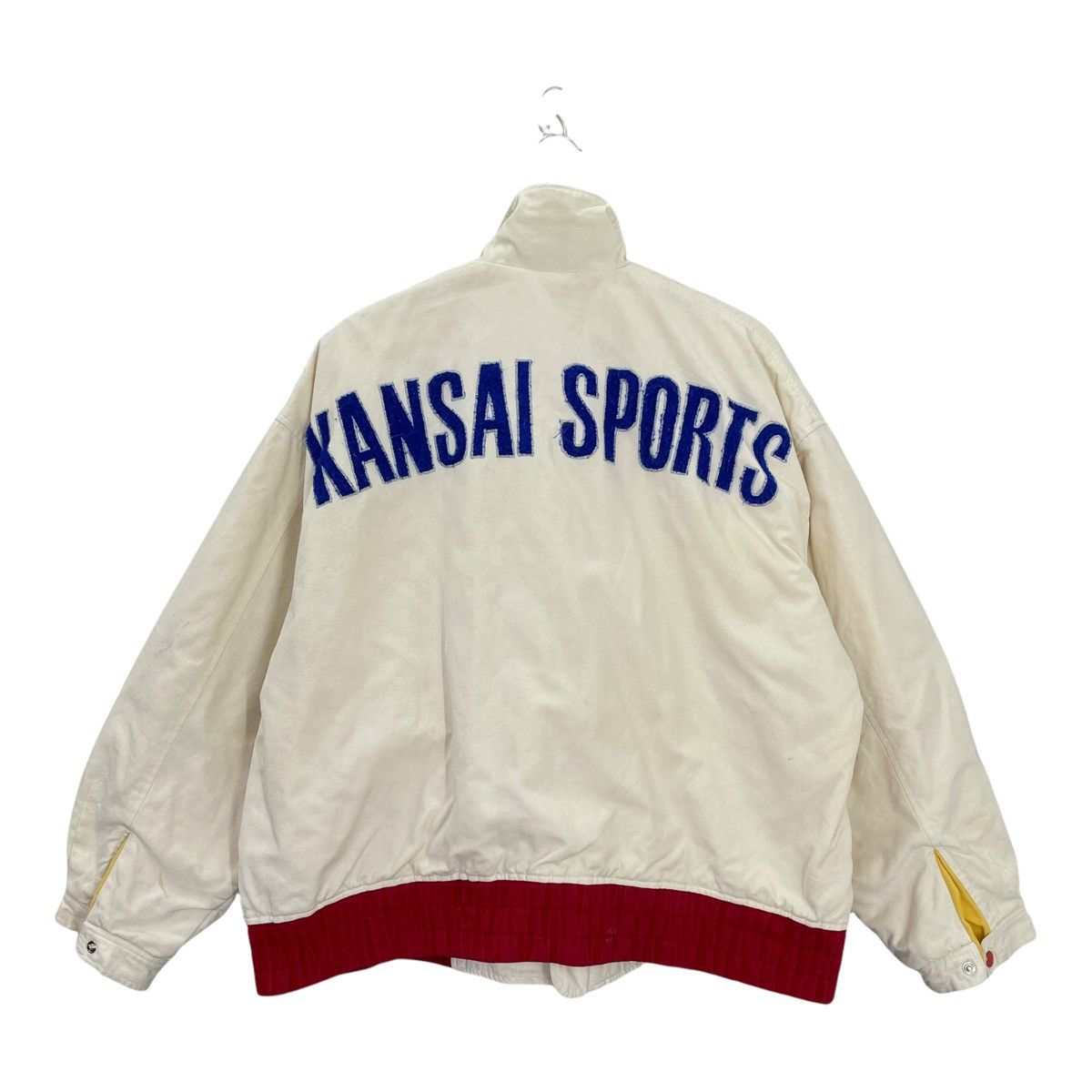 Japanese Brand × Kansai Yamamoto 90s Kansai Sports Big Logo Embroidered Zipper Jacket Size L Size US L / EU 52-54 / 3 - 1 Thumbnail