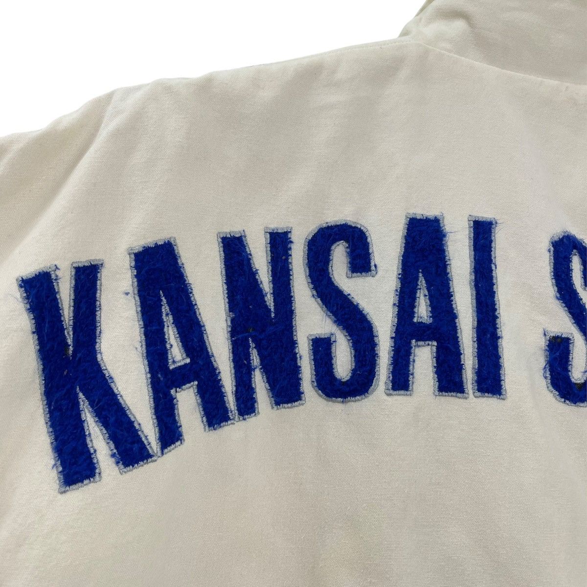 Japanese Brand × Kansai Yamamoto 90s Kansai Sports Big Logo Embroidered Zipper Jacket Size L Size US L / EU 52-54 / 3 - 6 Thumbnail