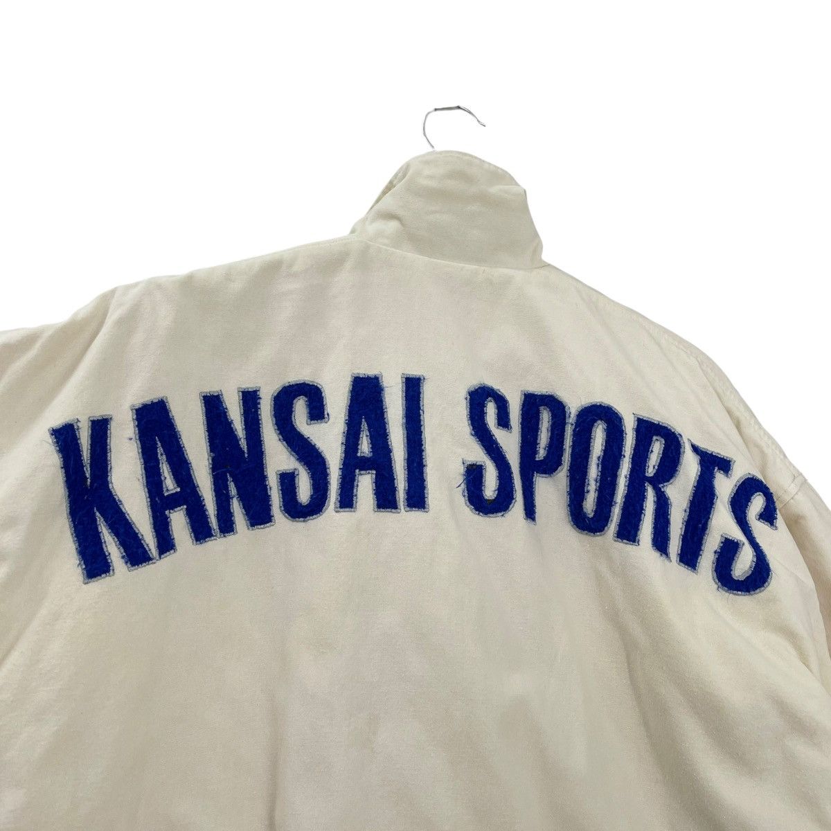 Japanese Brand × Kansai Yamamoto 90s Kansai Sports Big Logo Embroidered Zipper Jacket Size L Size US L / EU 52-54 / 3 - 5 Thumbnail