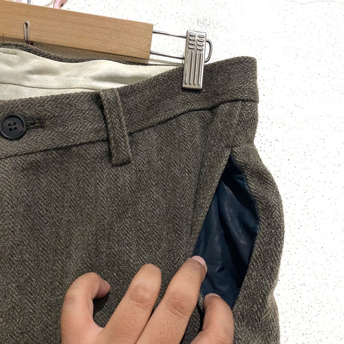 Julius Vintage JULIUS 2003 A/W COLLECTION CURVED Pants Wool Size US 32 / EU 48 - 4 Thumbnail