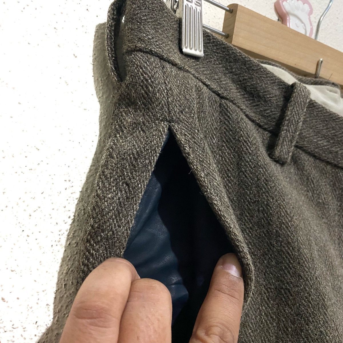 Julius Vintage JULIUS 2003 A/W COLLECTION CURVED Pants Wool Size US 32 / EU 48 - 2 Thumbnail