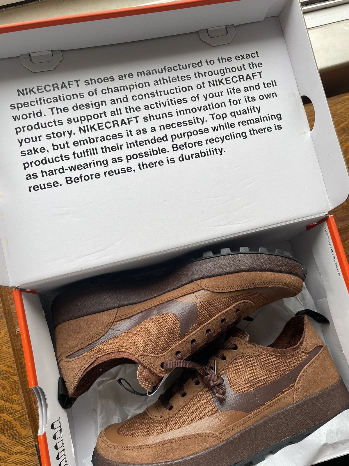 Nike × Tom Sachs Nike by Tom Sachs General Purpose shoe Nikecraft Size US 9 / EU 42 - 12 Thumbnail
