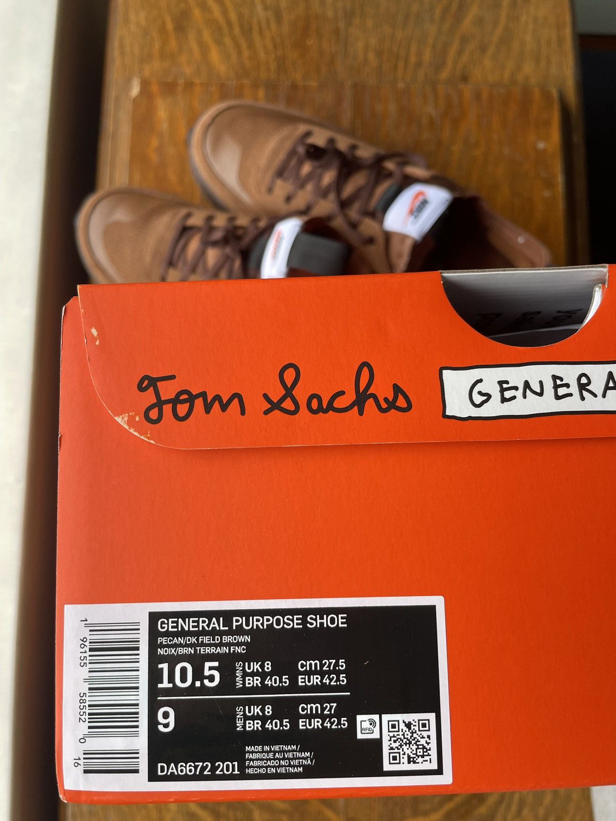 Nike × Tom Sachs Nike by Tom Sachs General Purpose shoe Nikecraft Size US 9 / EU 42 - 9 Thumbnail