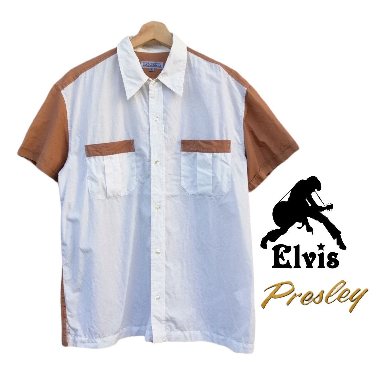 Retrofit Vintage ELVIS PRESLEY Keep On Rockin Shirts Button Up Size US S / EU 44-46 / 1 - 1 Thumbnail