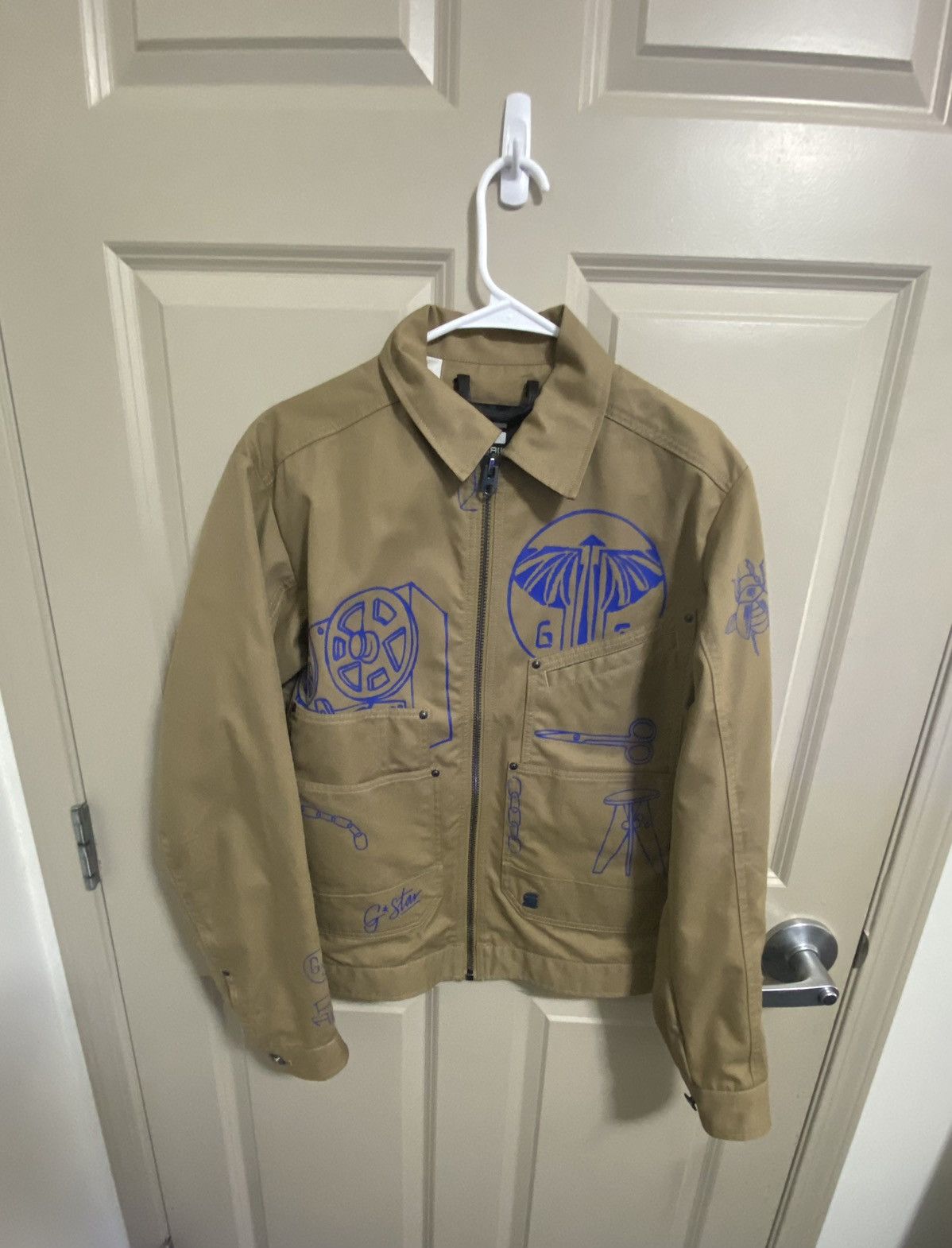 G-Star Rare! Last Drop G-Star Raw E Trucker Jacket Size US S / EU 44-46 / 1 - 6 Thumbnail