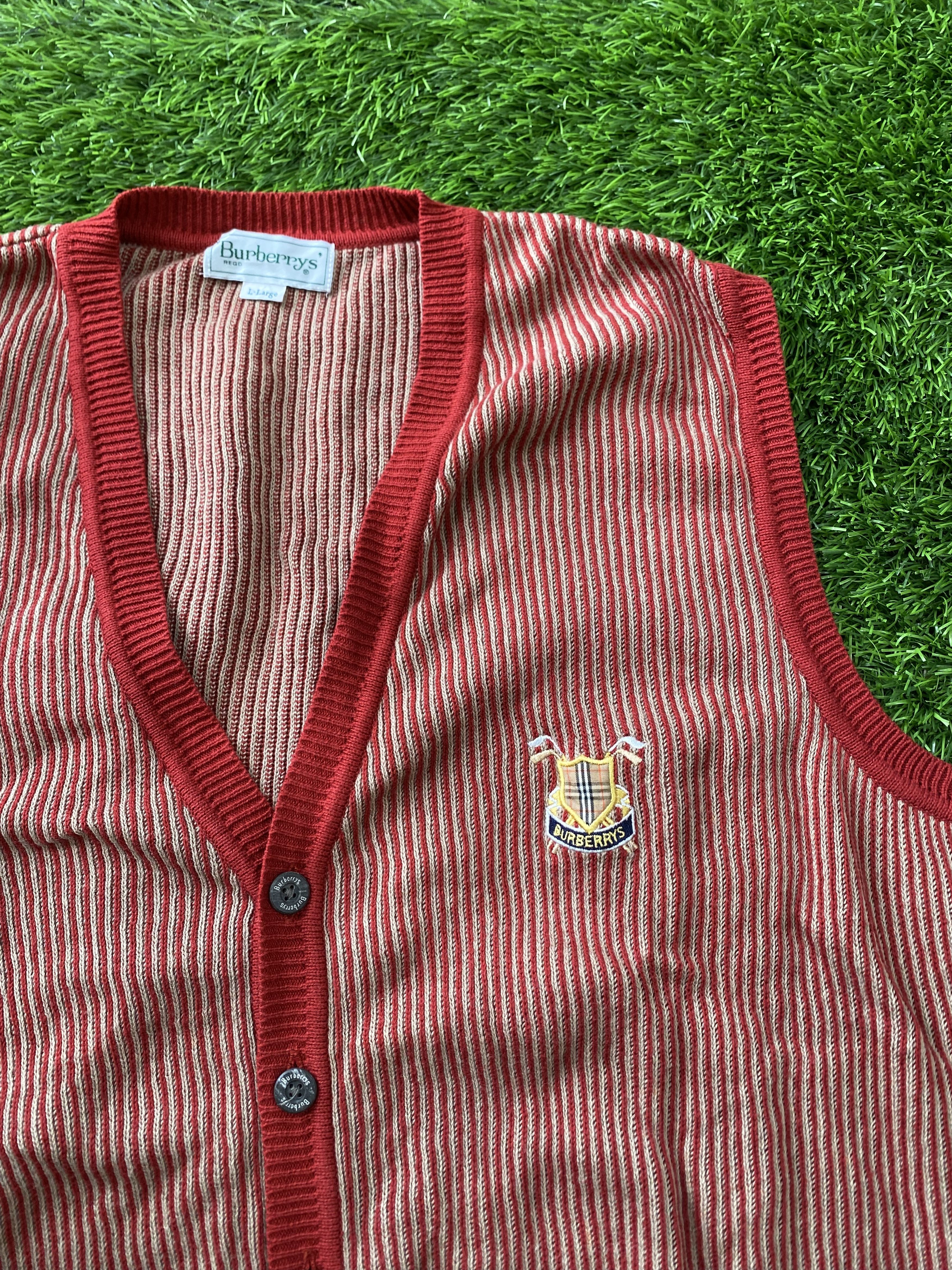 Burberry Vintage Burberry Academy Logo Vest Size L / US 10 / IT 46 - 2 Thumbnail