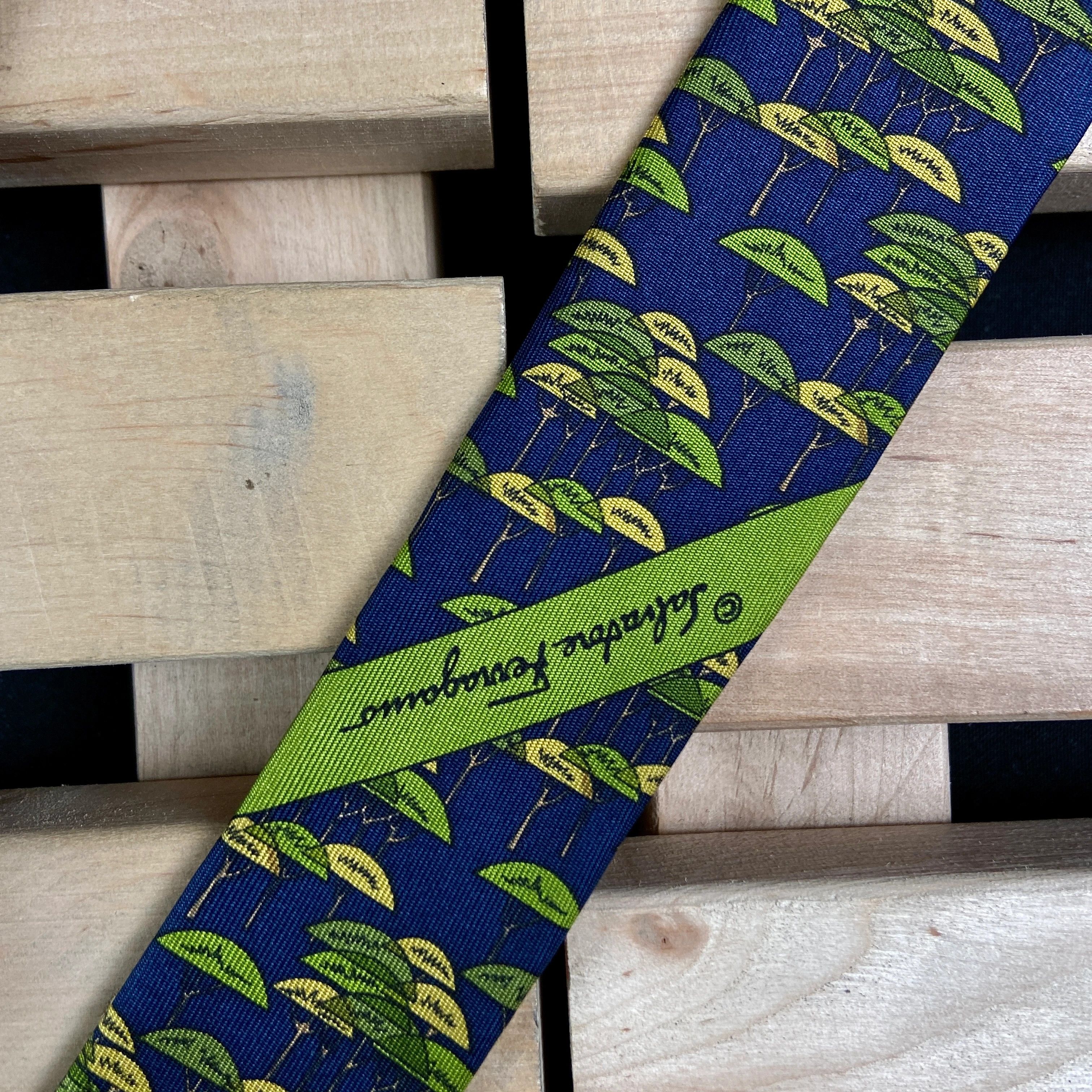 Salvatore Ferragamo Mens Tie Salvatore Ferragamo Red Italy Size ONE SIZE - 4 Thumbnail