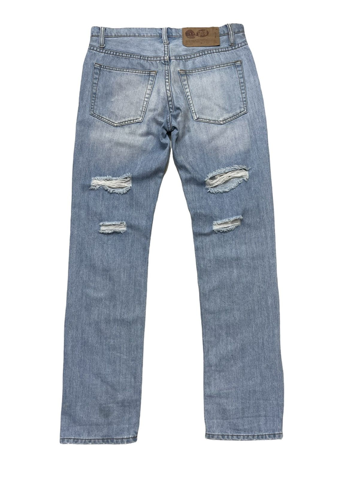 Cheap Monday Cheap Monday Over Min Doda Kropp Distressed design denim Size US 33 - 2 Thumbnail