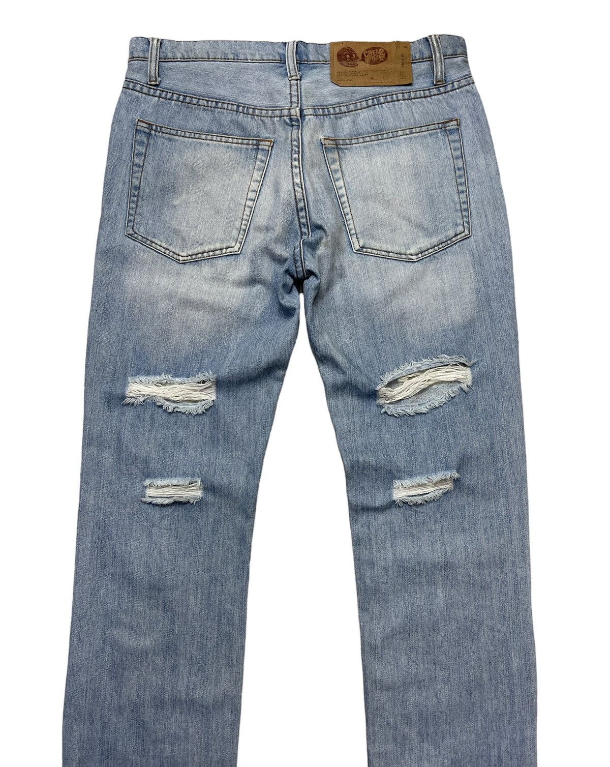 Cheap Monday Cheap Monday Over Min Doda Kropp Distressed design denim Size US 33 - 4 Thumbnail