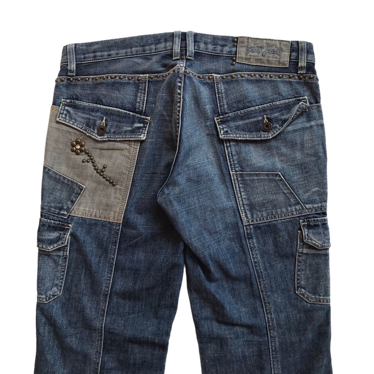 Guess Vintage Y2K Guess Jeans Flared Multy Pocket Cargo Pants Size US 30 / EU 46 - 4 Thumbnail