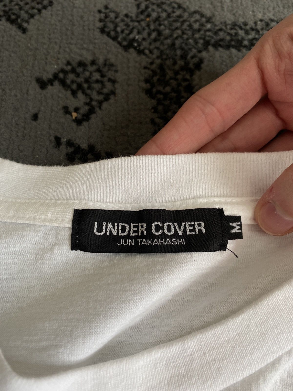 Japanese Brand Undercover white tee gut riders jacket Size US M / EU 48-50 / 2 - 3 Thumbnail