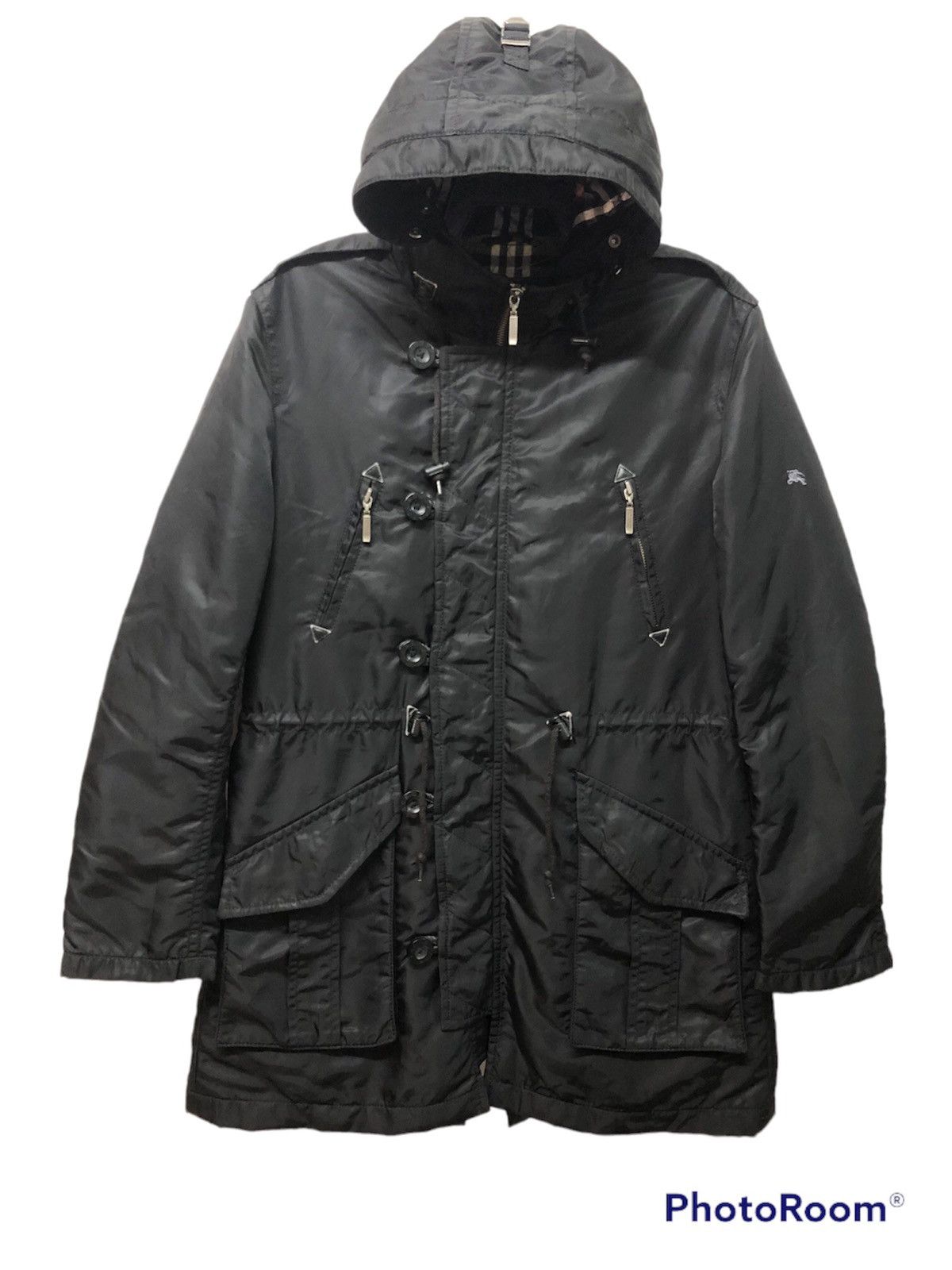 Burberry RARE!! BURBERRY BLACK LABEL NOVA CHECK PARKA LONG JACKET Size US M / EU 48-50 / 2 - 3 Thumbnail