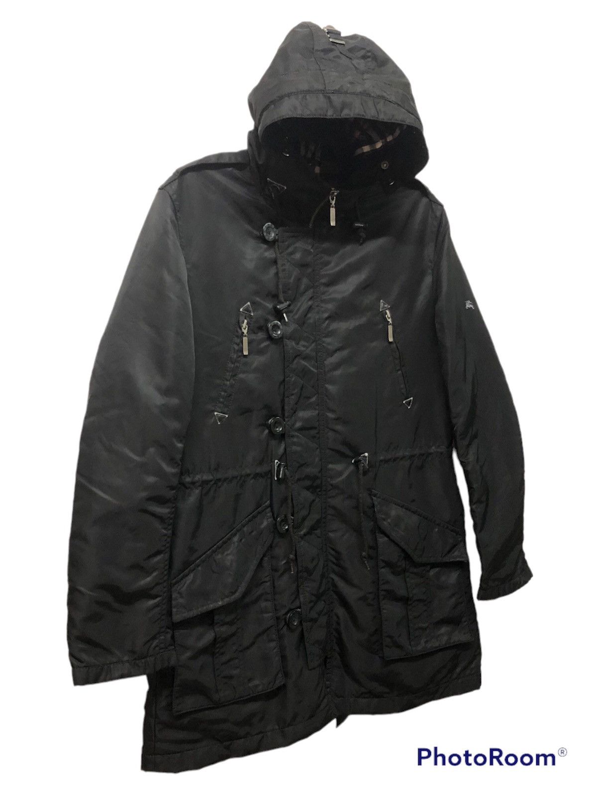 Burberry RARE!! BURBERRY BLACK LABEL NOVA CHECK PARKA LONG JACKET Size US M / EU 48-50 / 2 - 6 Thumbnail