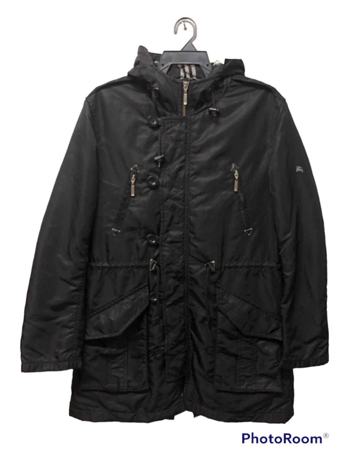 Burberry RARE!! BURBERRY BLACK LABEL NOVA CHECK PARKA LONG JACKET Size US M / EU 48-50 / 2 - 2 Thumbnail