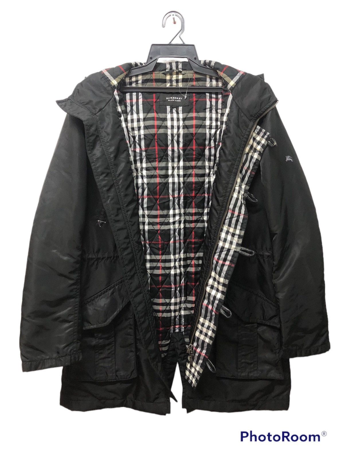 Burberry RARE!! BURBERRY BLACK LABEL NOVA CHECK PARKA LONG JACKET Size US M / EU 48-50 / 2 - 4 Thumbnail