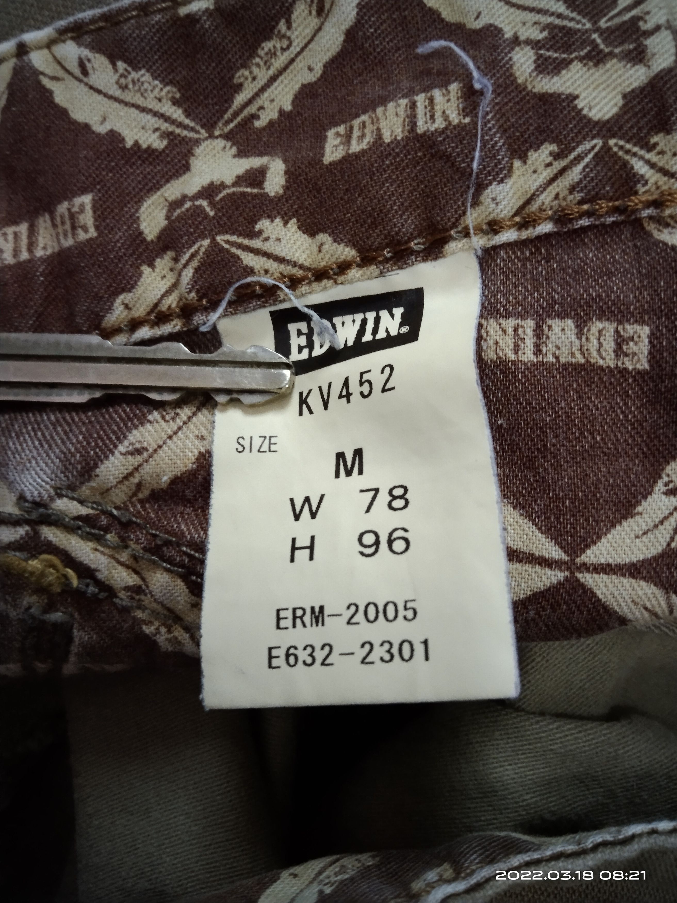 Edwin JAPANESE TACTICAL MULTIPOCKET EDWIN CURVE COMPANY LIMITED Size US 33 - 7 Thumbnail