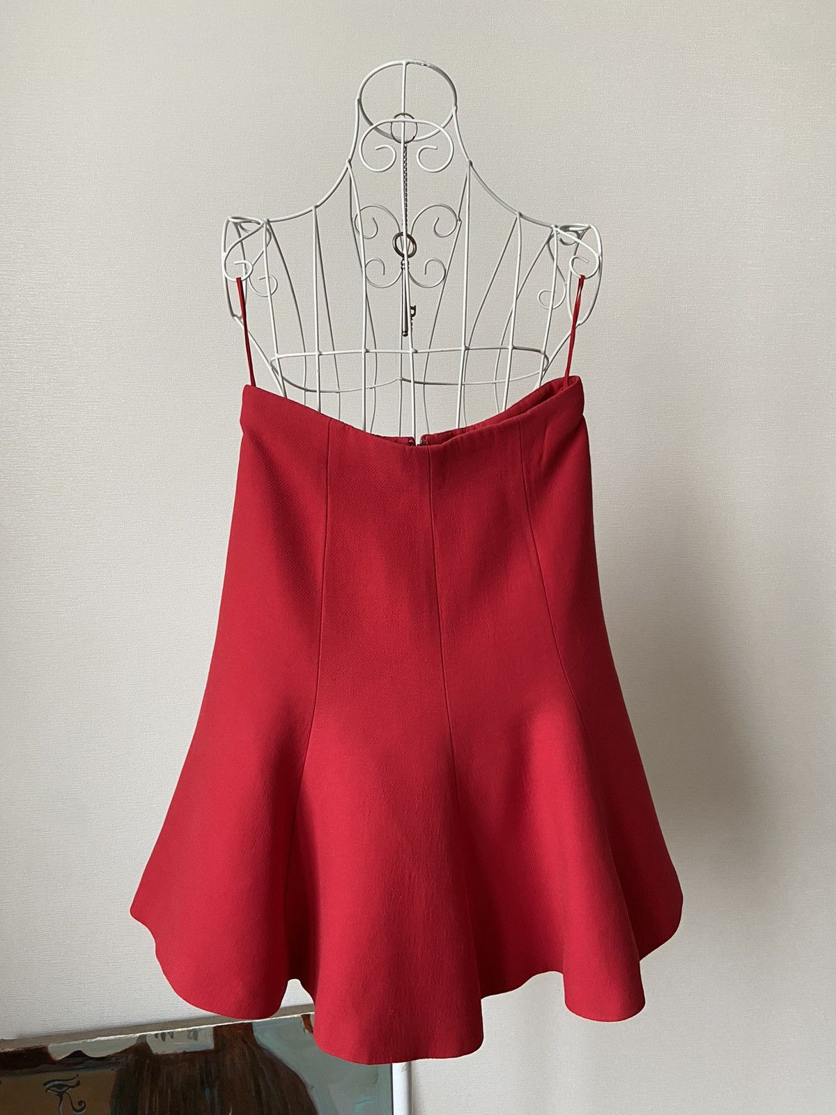 Dior Christian Dior Paris red skirt Size 26" / US 2 / IT 38 - 1 Thumbnail