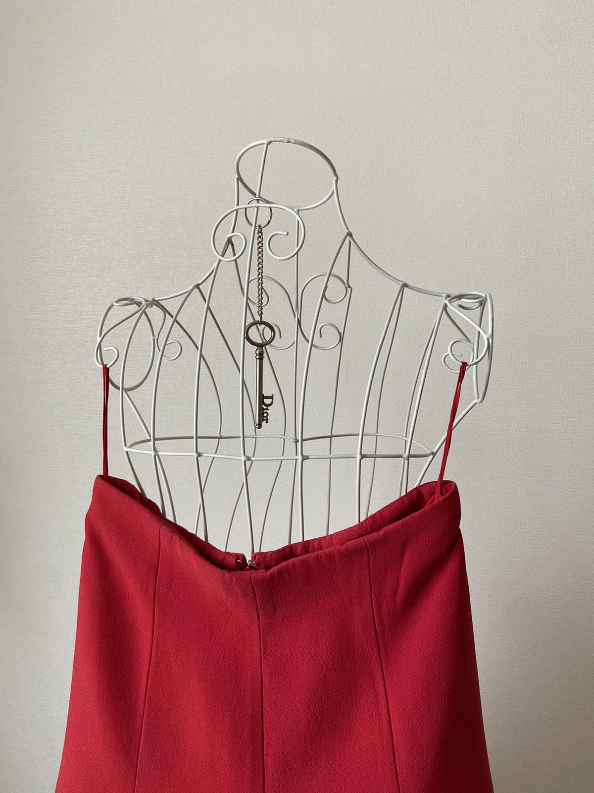 Dior Christian Dior Paris red skirt Size 26" / US 2 / IT 38 - 2 Thumbnail