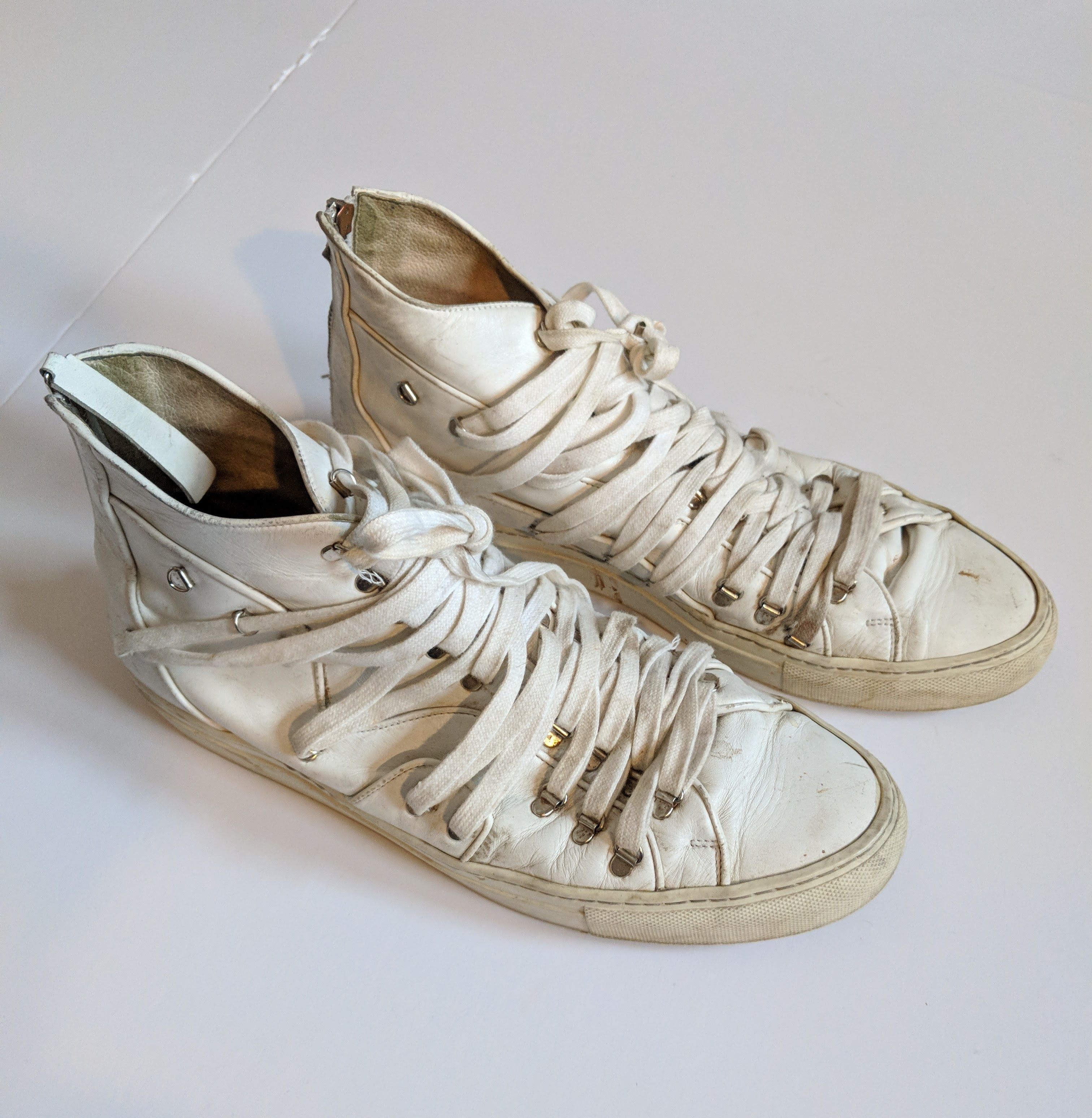 FW10 "Multi-Lace" Hi-Top Sneakers