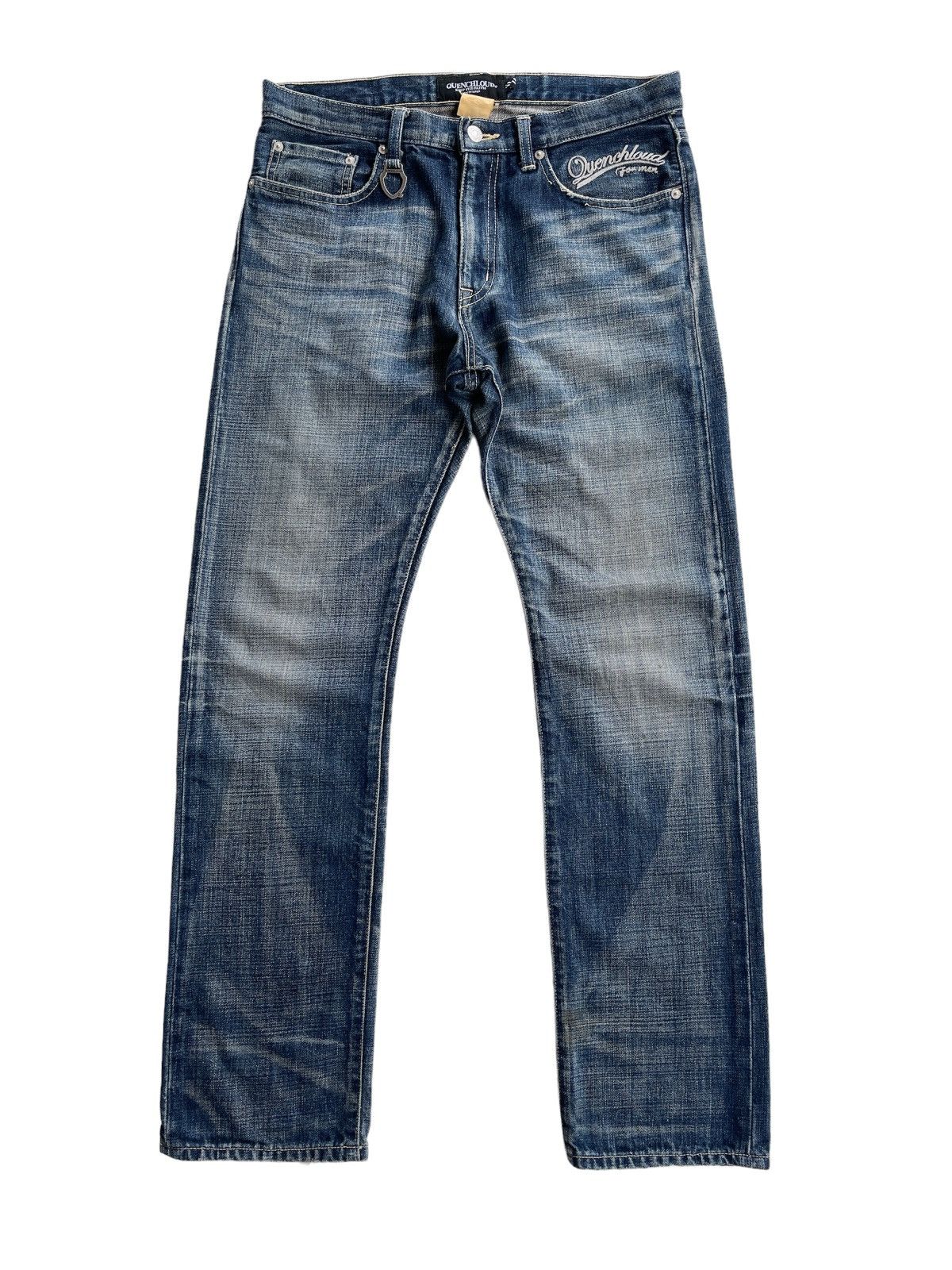 image of Quenchloud Japan Rusty Straight Leg Jeans in Rusty Light Blue, Men's (Size 32)