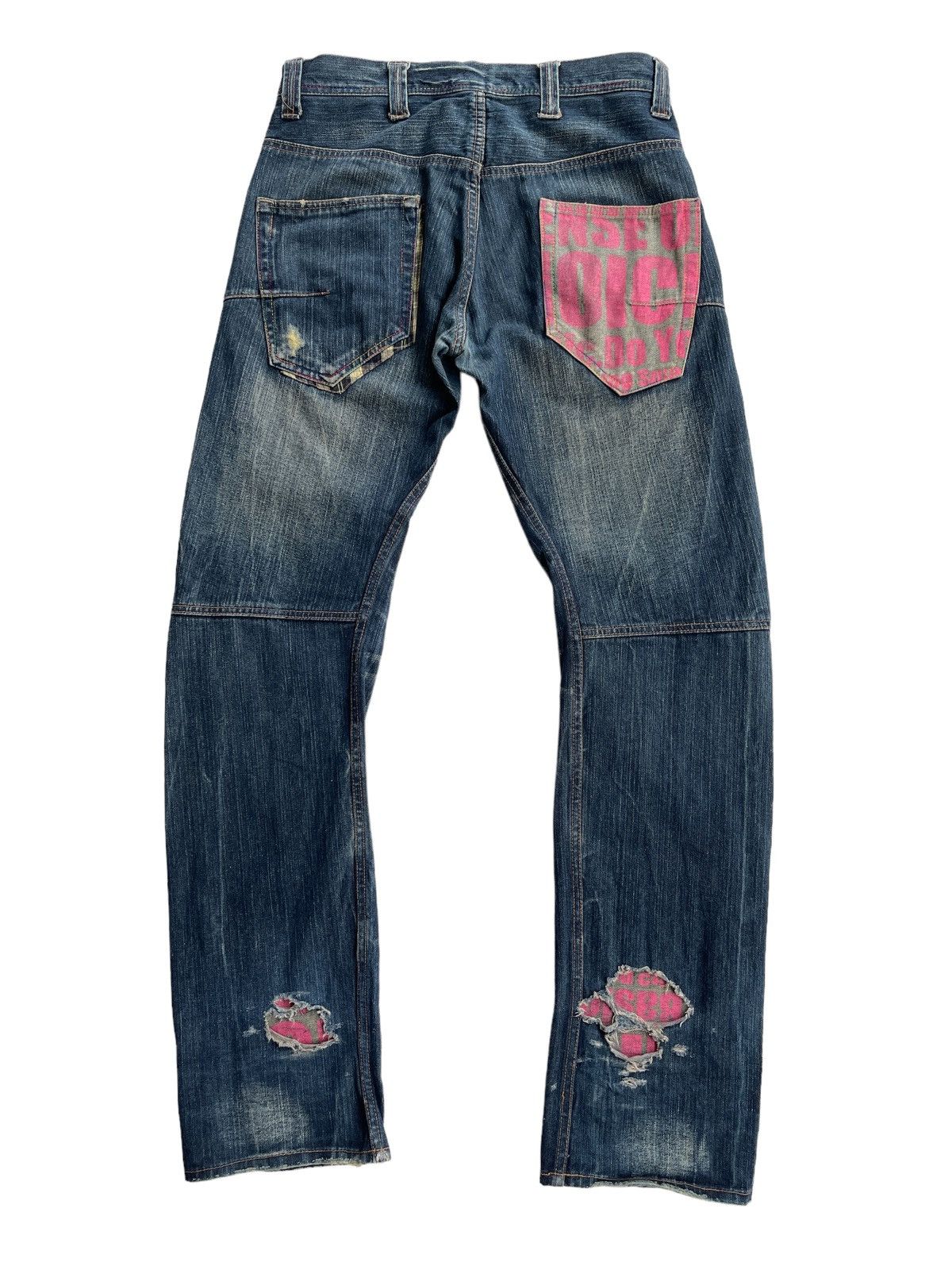 Japanese Brand Dominate Double Waist streetwear Jeans Size US 32 / EU 48 - 4 Thumbnail