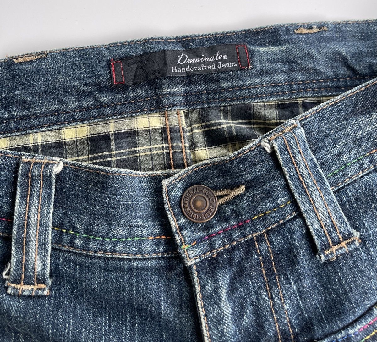 Japanese Brand Dominate Double Waist streetwear Jeans Size US 32 / EU 48 - 11 Thumbnail