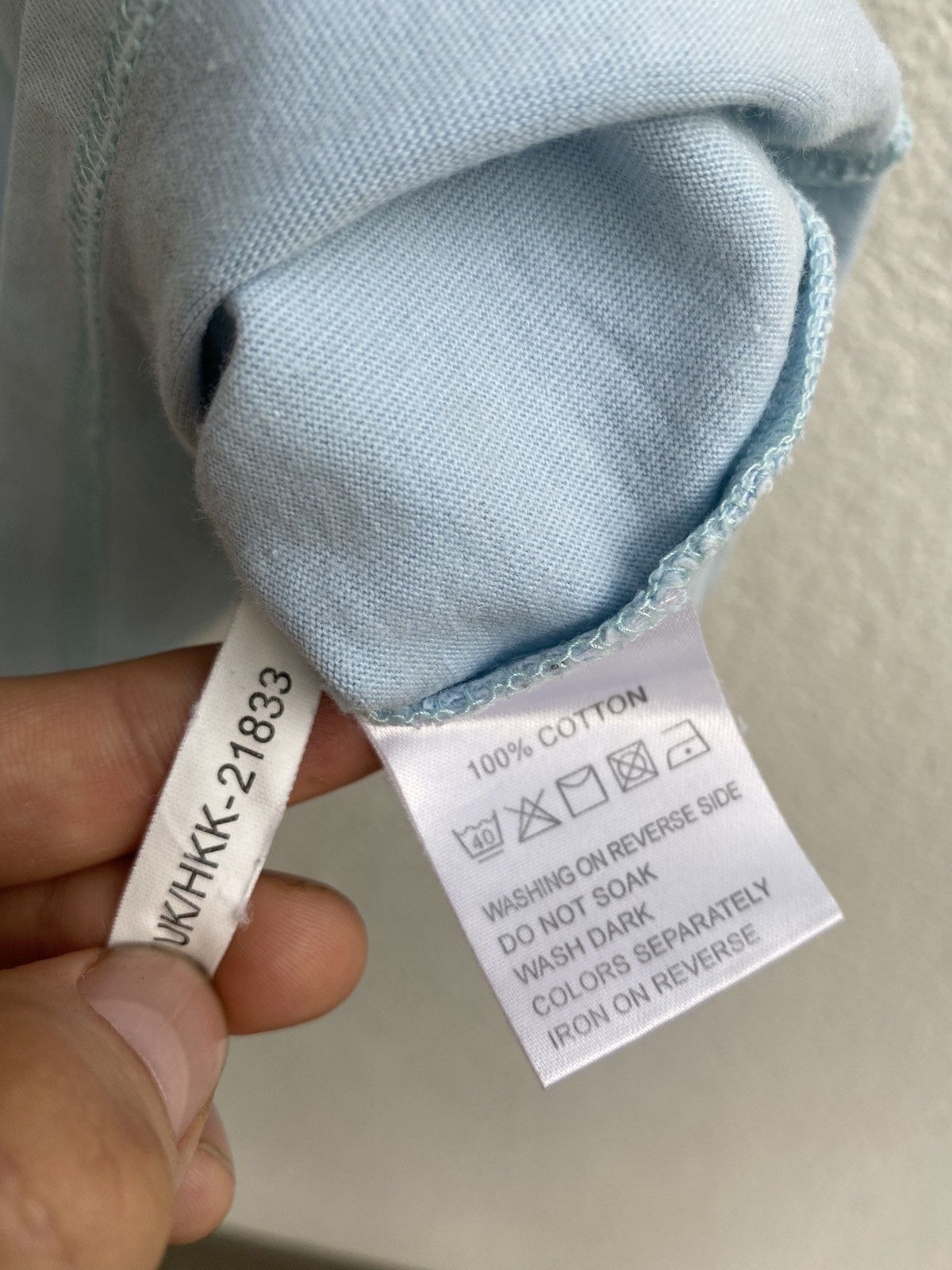 Yves Saint Laurent Blue/Mint YSL T-shirt Yves Saint Laurent t-shirt Size US L / EU 52-54 / 3 - 5 Thumbnail