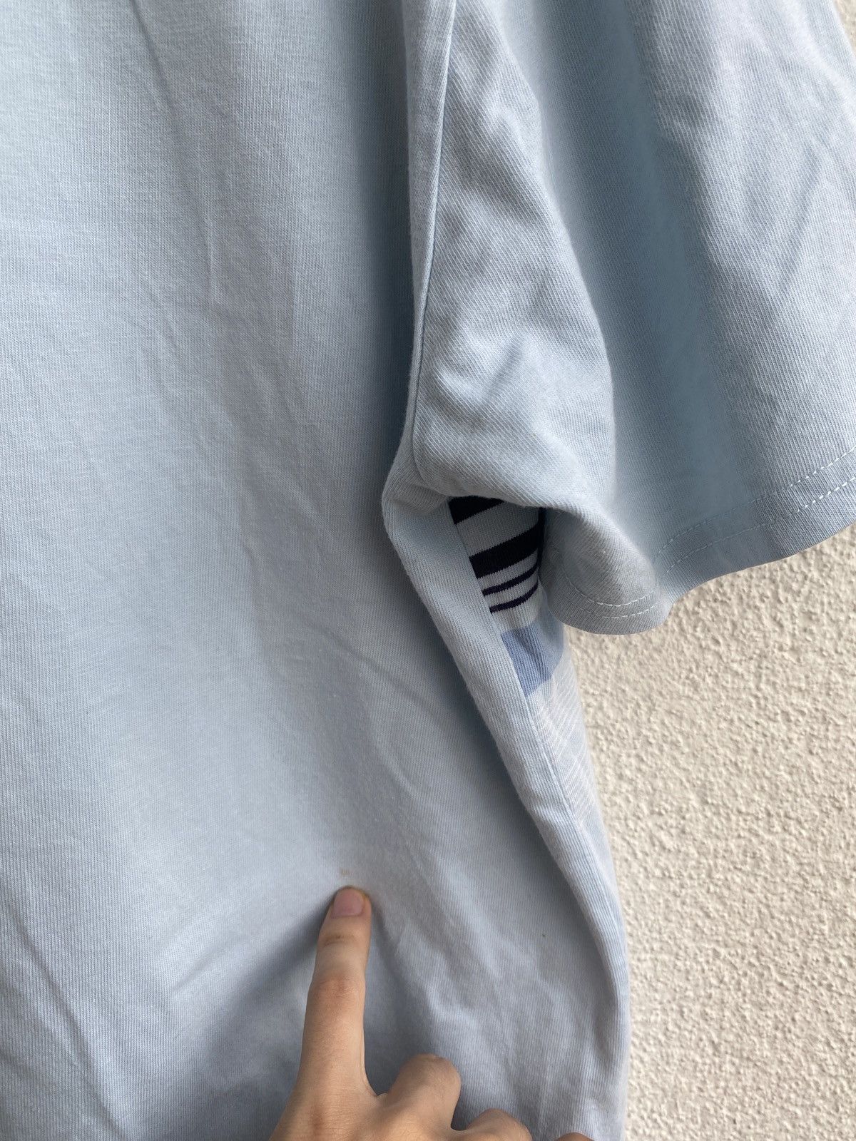 Yves Saint Laurent Blue/Mint YSL T-shirt Yves Saint Laurent t-shirt Size US L / EU 52-54 / 3 - 15 Thumbnail