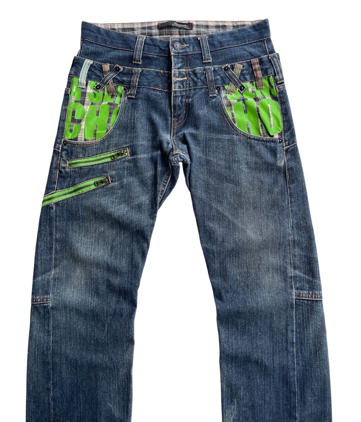 Japanese Brand Dominate Double Waist Streetwear Jeans Size US 32 / EU 48 - 5 Thumbnail