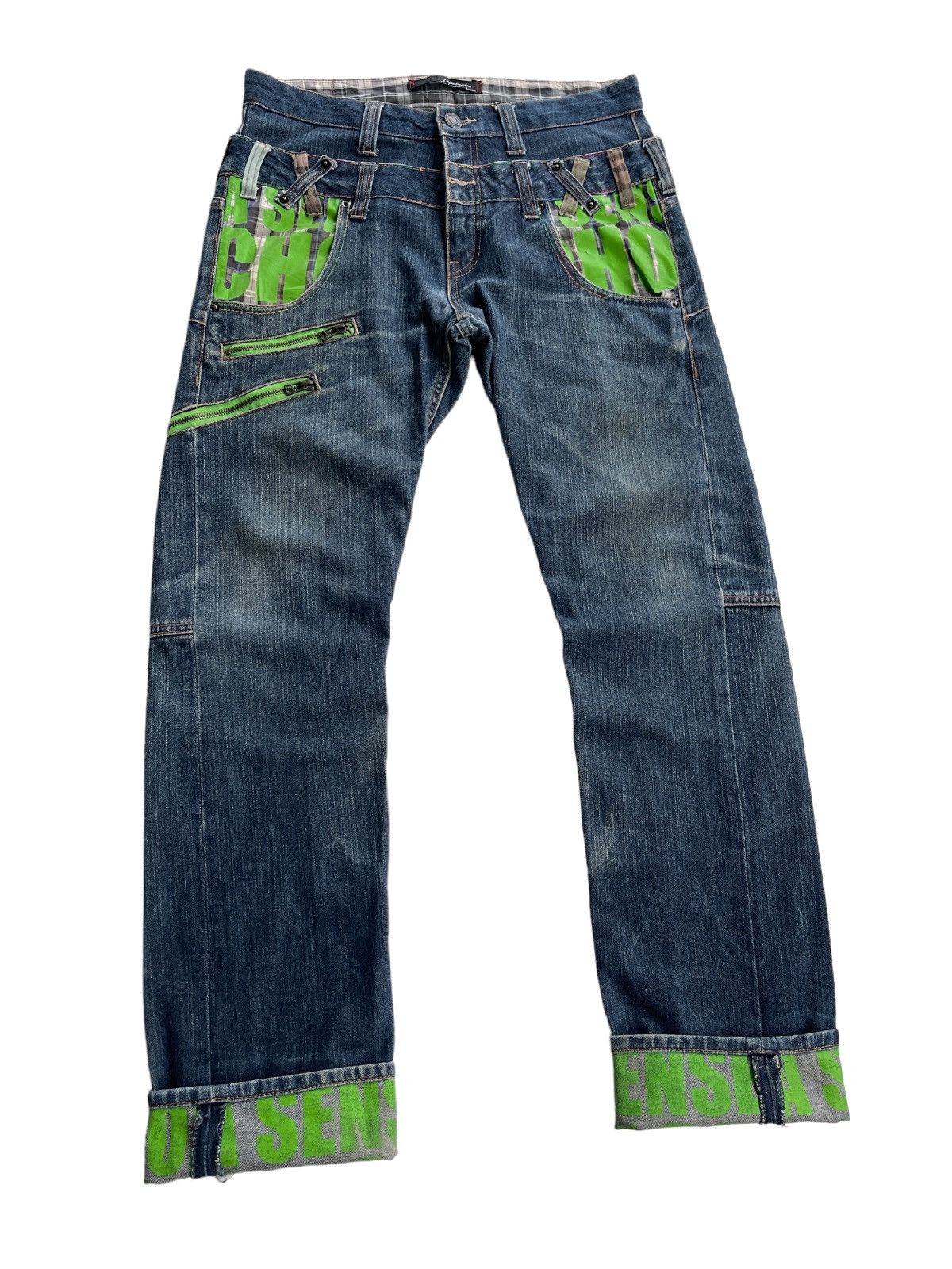 Japanese Brand Dominate Double Waist Streetwear Jeans Size US 32 / EU 48 - 6 Thumbnail