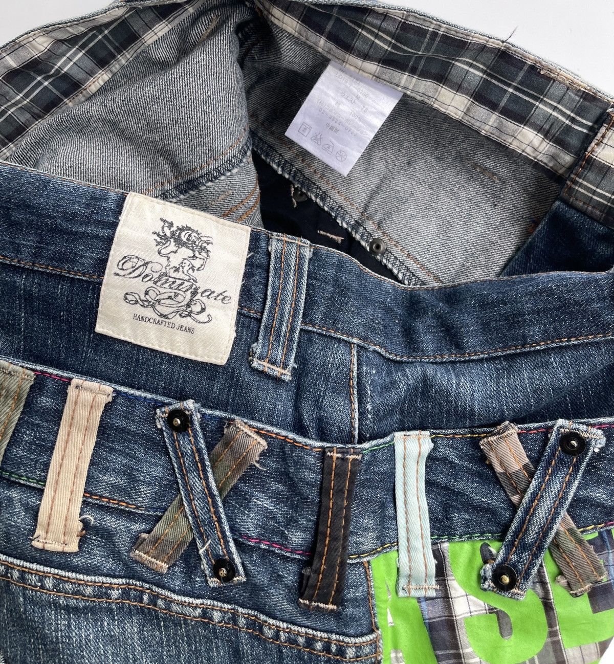 Japanese Brand Dominate Double Waist Streetwear Jeans Size US 32 / EU 48 - 12 Thumbnail