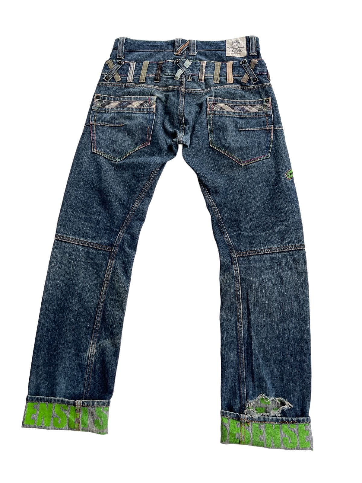 Japanese Brand Dominate Double Waist Streetwear Jeans Size US 32 / EU 48 - 9 Thumbnail