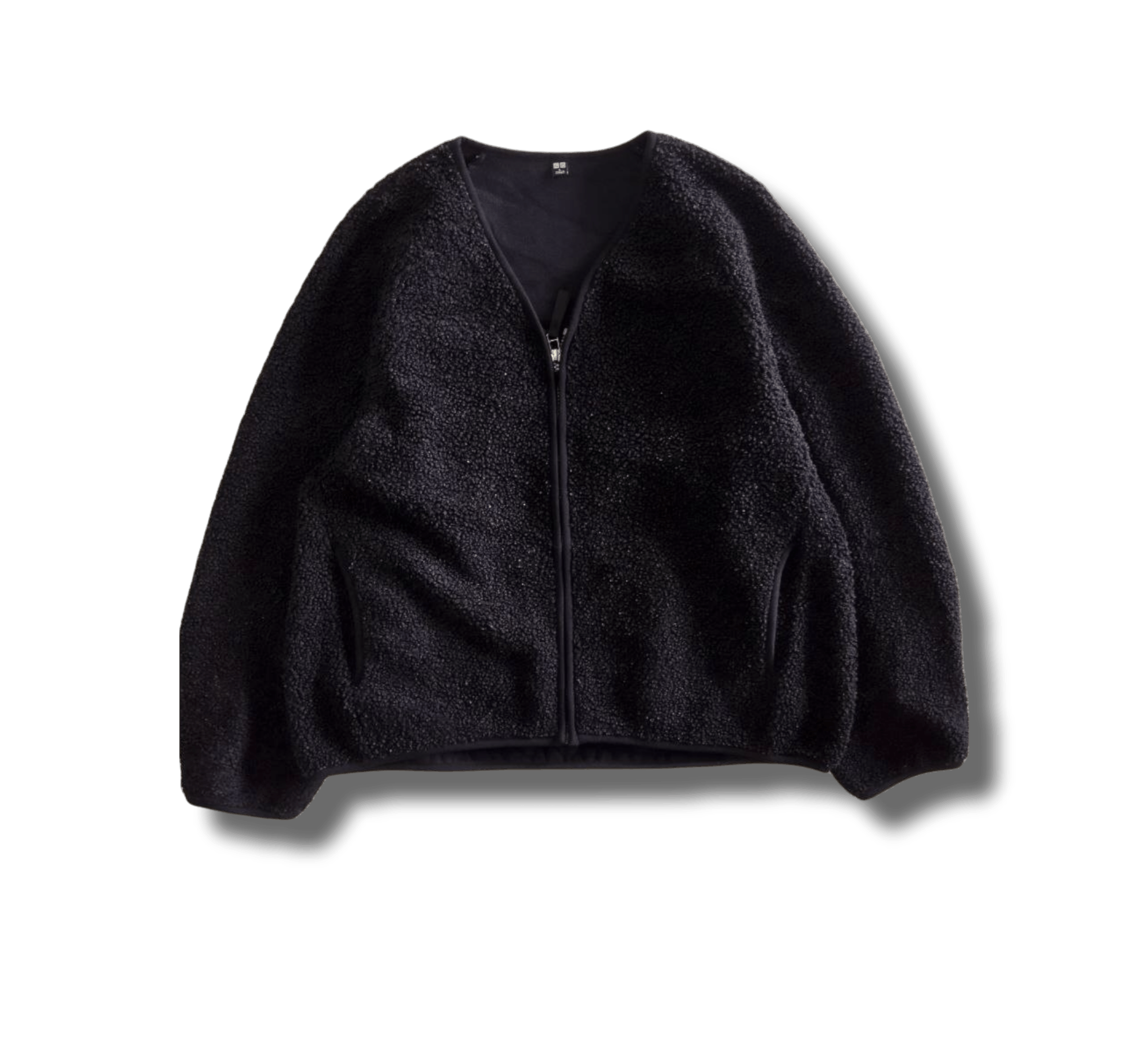 Uniqlo Uniqlo Sherpa Cropped Fleece Jacket - Size L Size US L / EU 52-54 / 3 - 1 Thumbnail