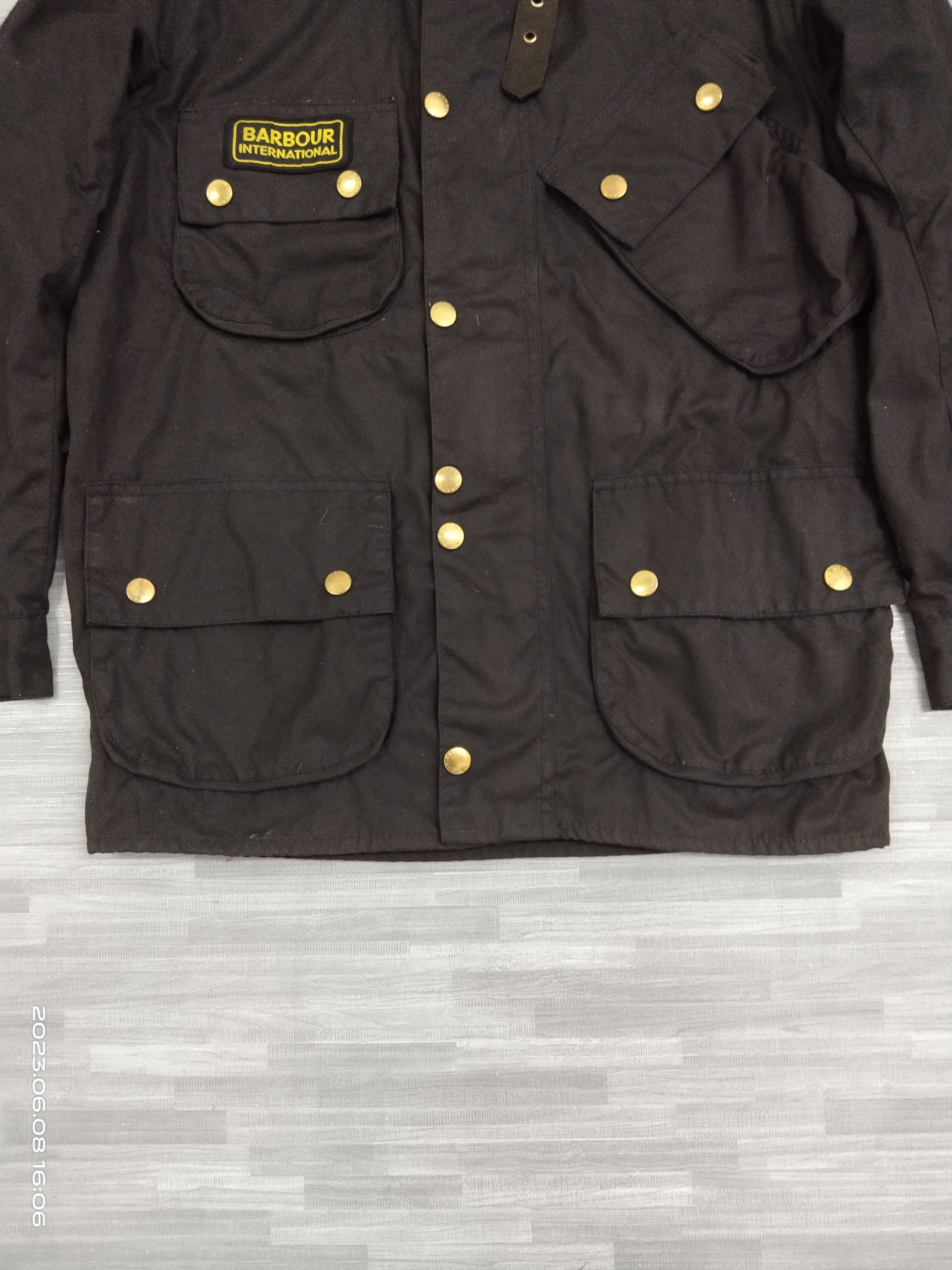 Barbour BARBOUR BLACK WAXED INTERNATIONAL MADE IN ENGLAND JACKET Size US M / EU 48-50 / 2 - 4 Thumbnail