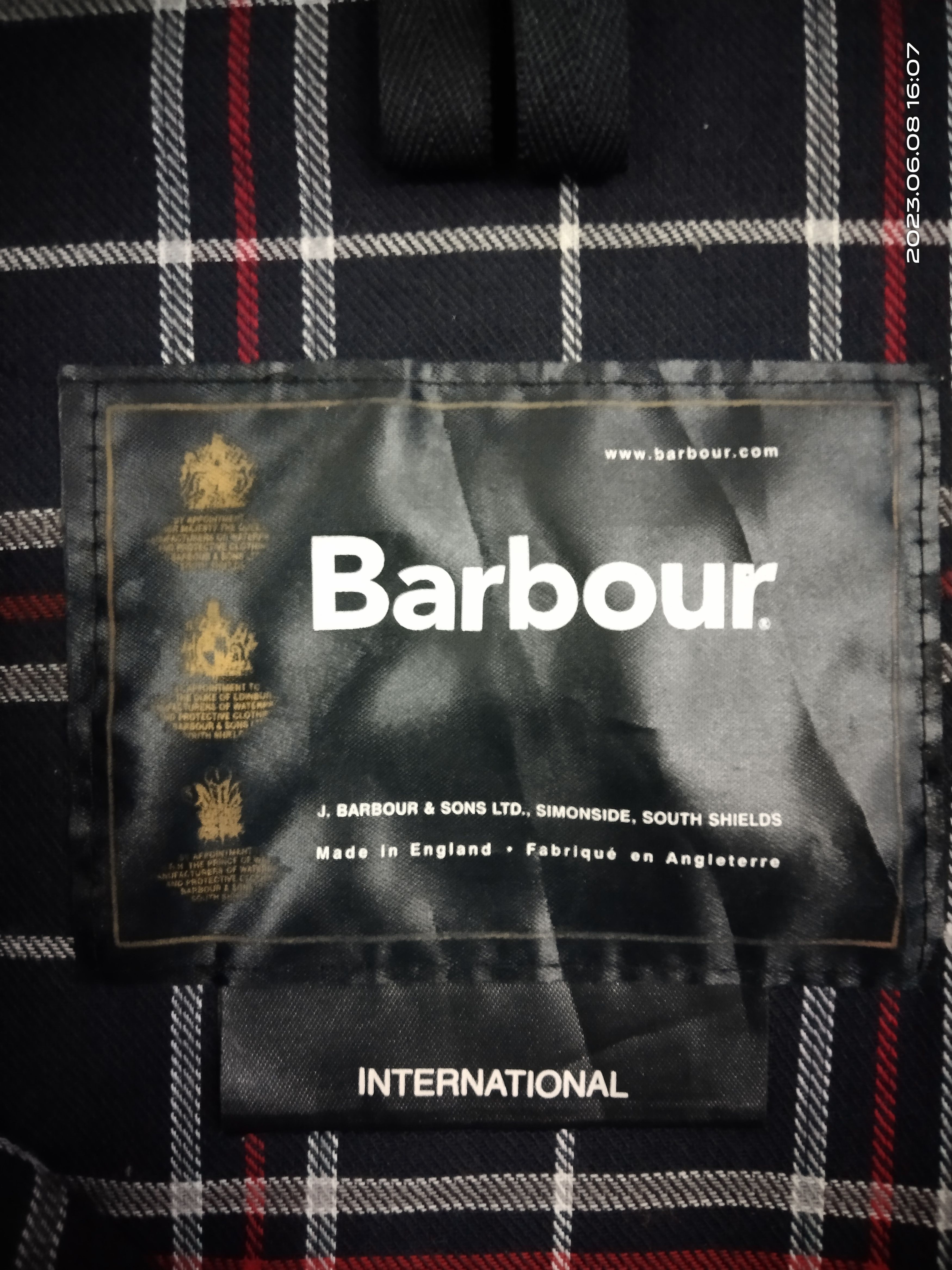Barbour BARBOUR BLACK WAXED INTERNATIONAL MADE IN ENGLAND JACKET Size US M / EU 48-50 / 2 - 8 Thumbnail