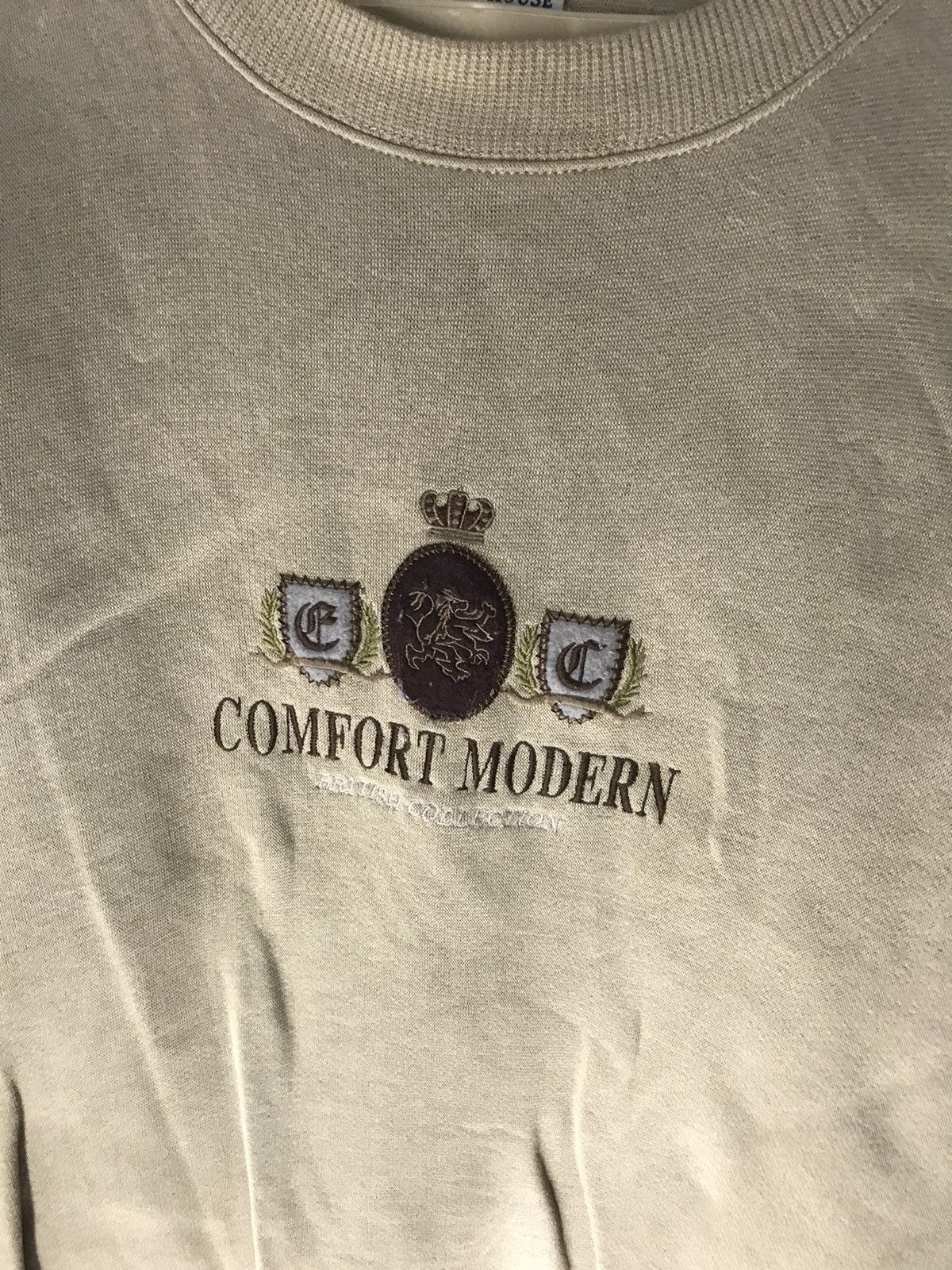 Vintage Vintage spellout “comfort modern “crewneck sweatshirt Size US M / EU 48-50 / 2 - 3 Thumbnail