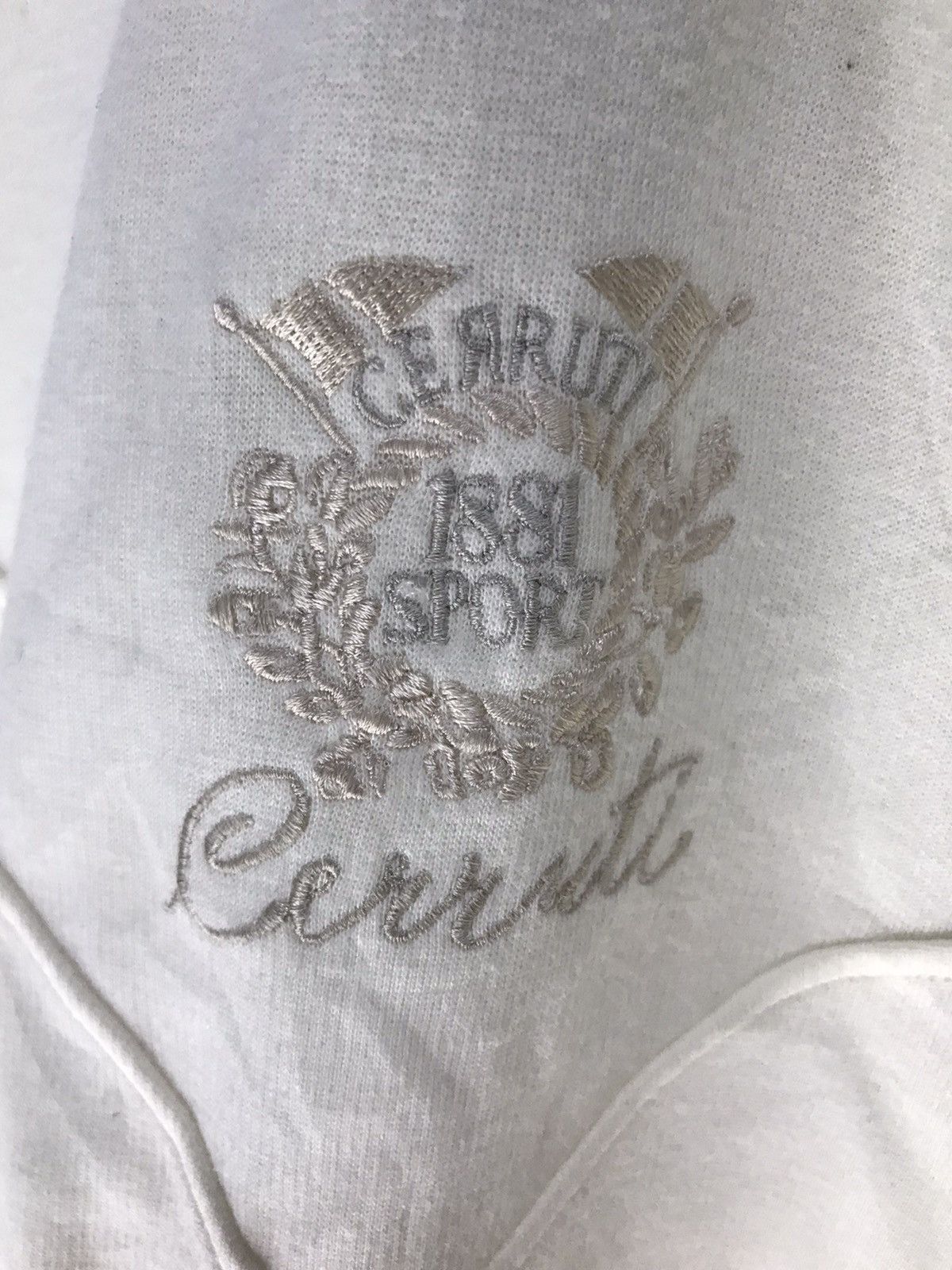 Cerruti 1881 × Designer Cerruti 1881 sport embroidered logo croptop sweatshirt Size US M / EU 48-50 / 2 - 4 Thumbnail